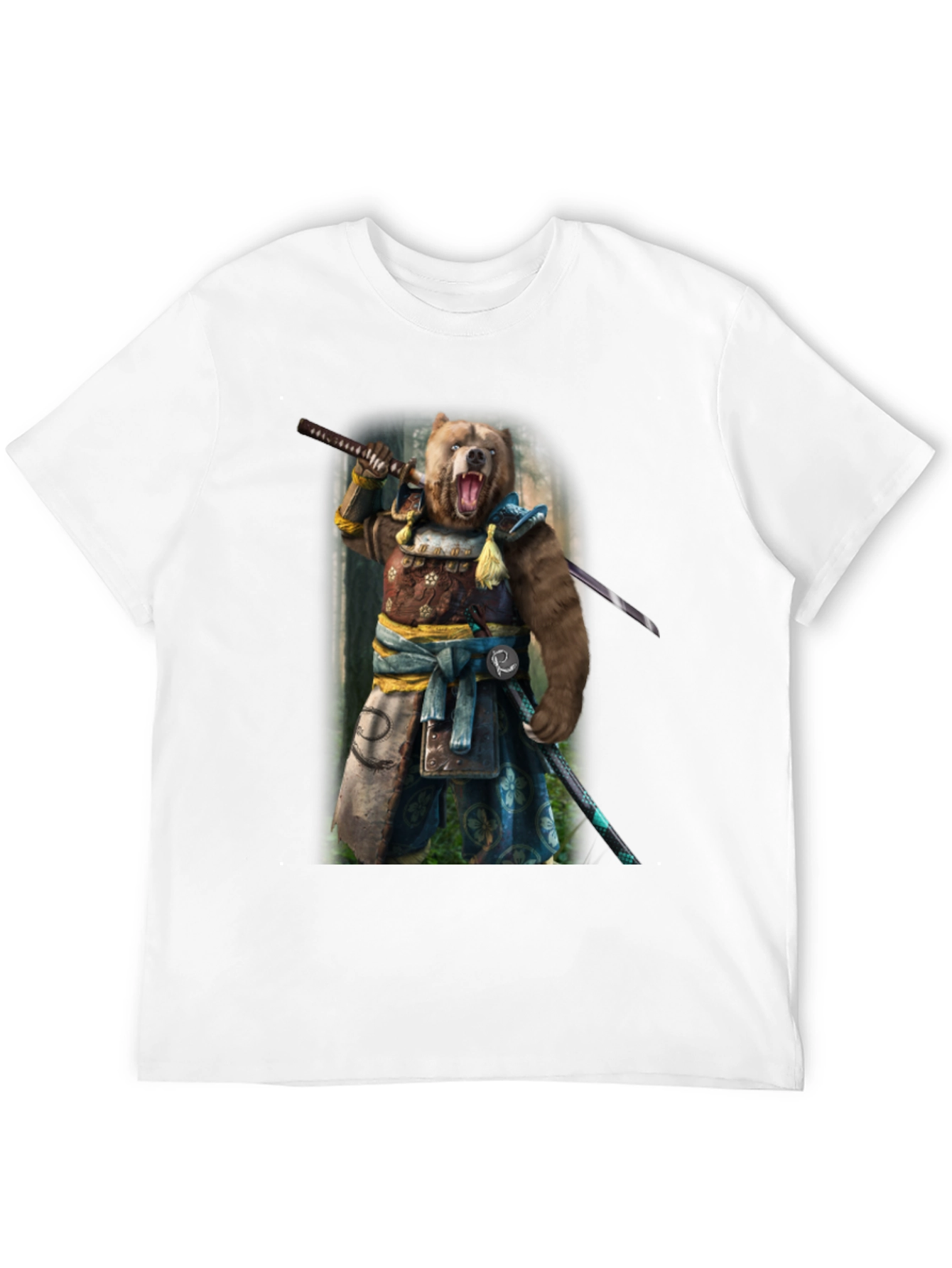 Bear Samurai T-Shirt - Unique Graphic Tee