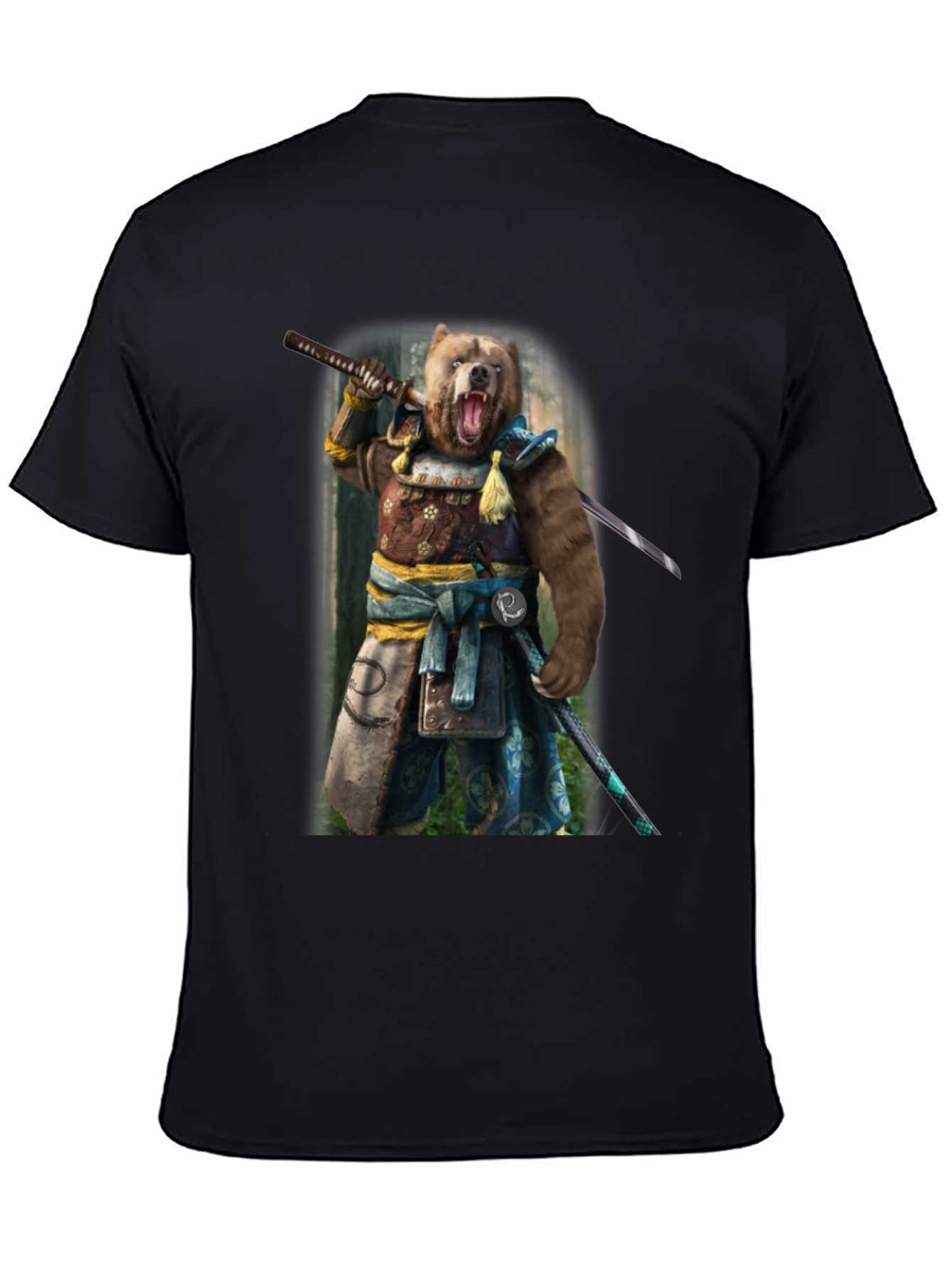 Bear Samurai T-Shirt - Unique Graphic Tee