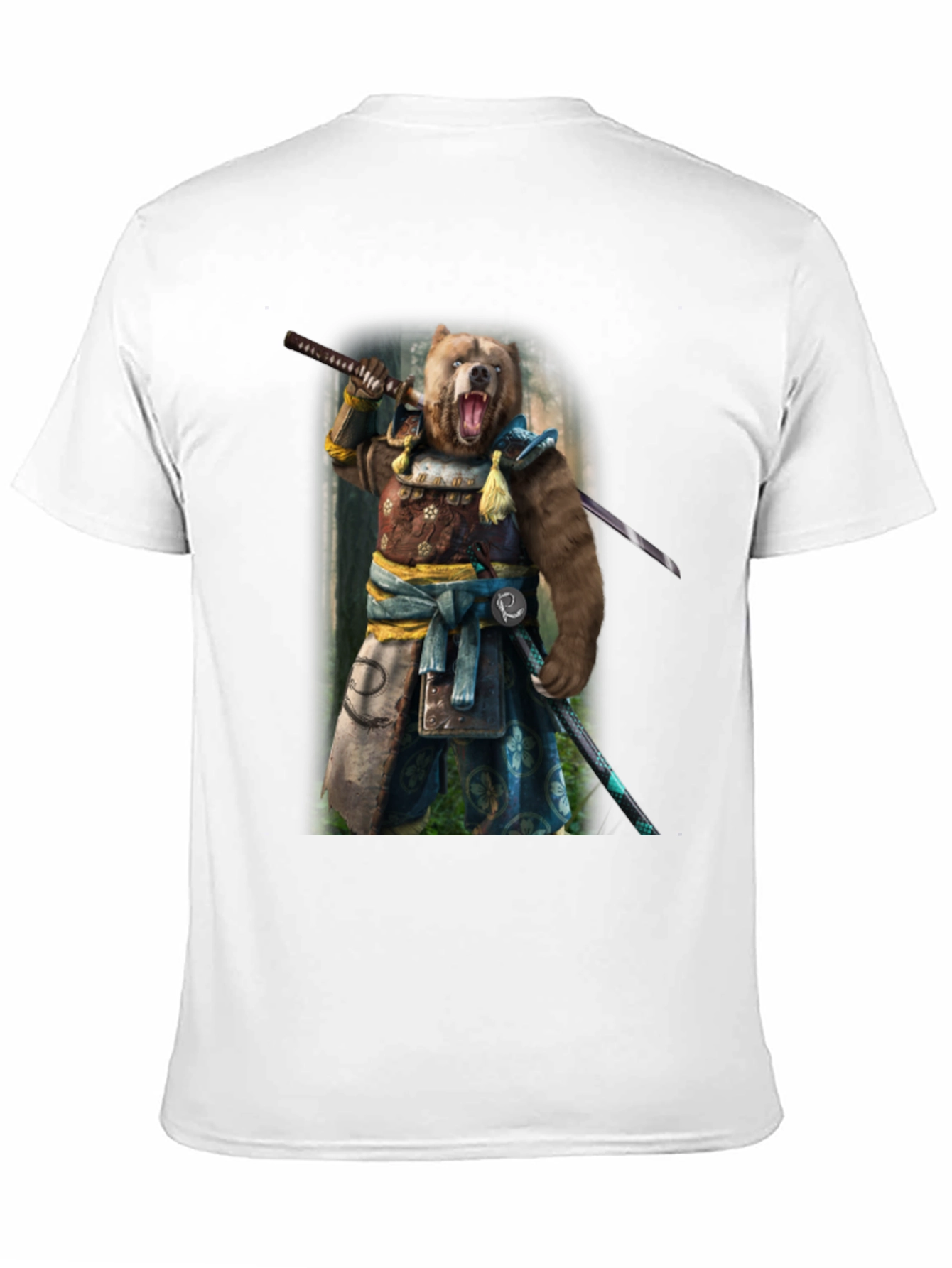 Bear Samurai T-Shirt - Unique Graphic Tee
