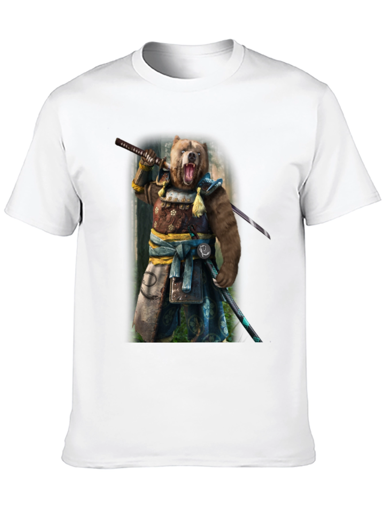 Bear Samurai T-Shirt - Unique Graphic Tee