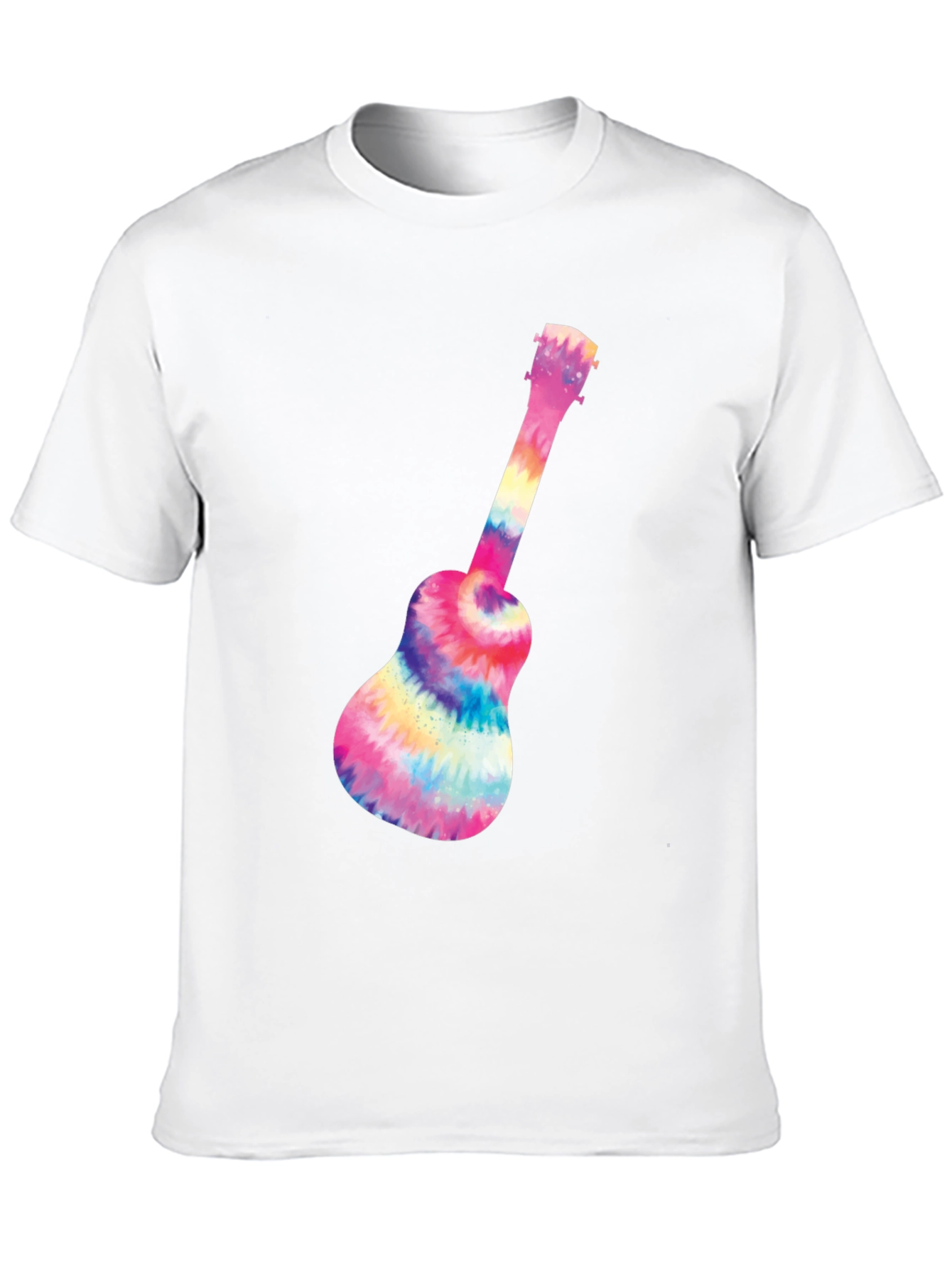 Tie-Dye Ukulele Graphic T-Shirt