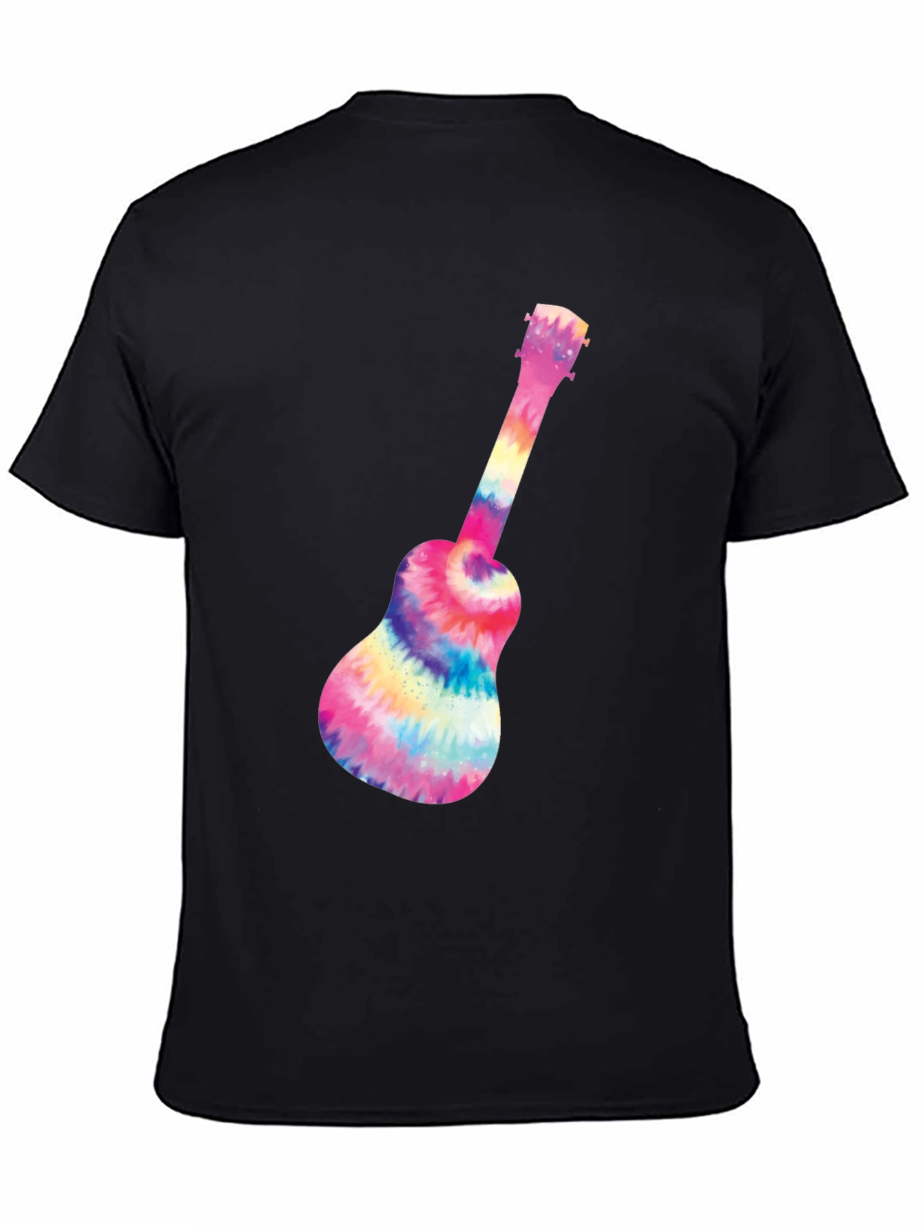 Tie-Dye Ukulele Graphic T-Shirt