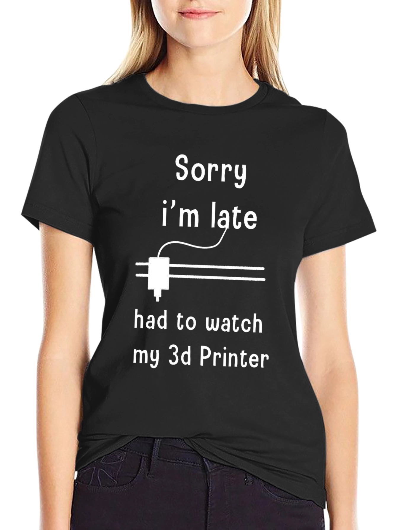 3D Printer Late Funny T-Shirt