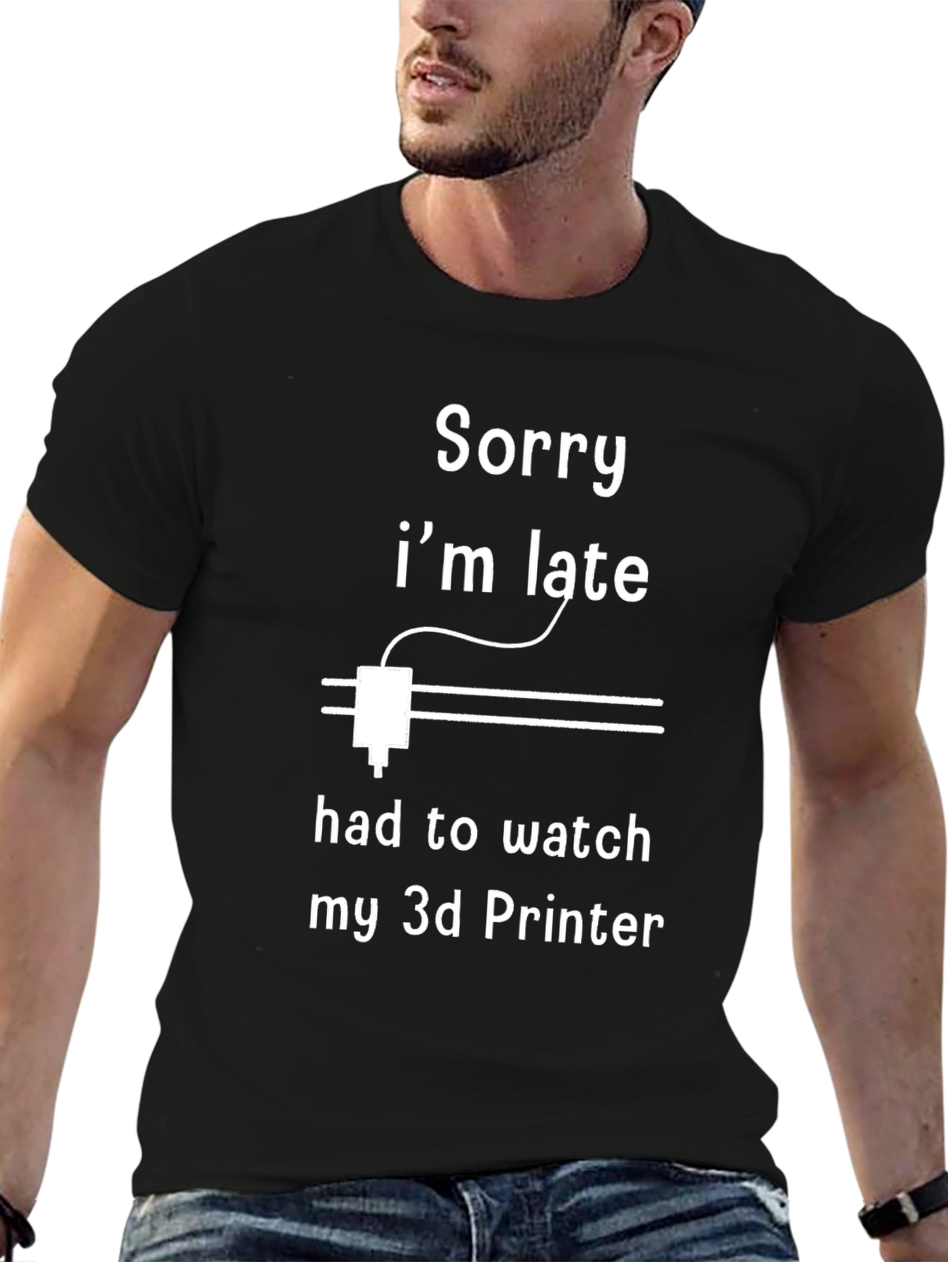 3D Printer Late Funny T-Shirt
