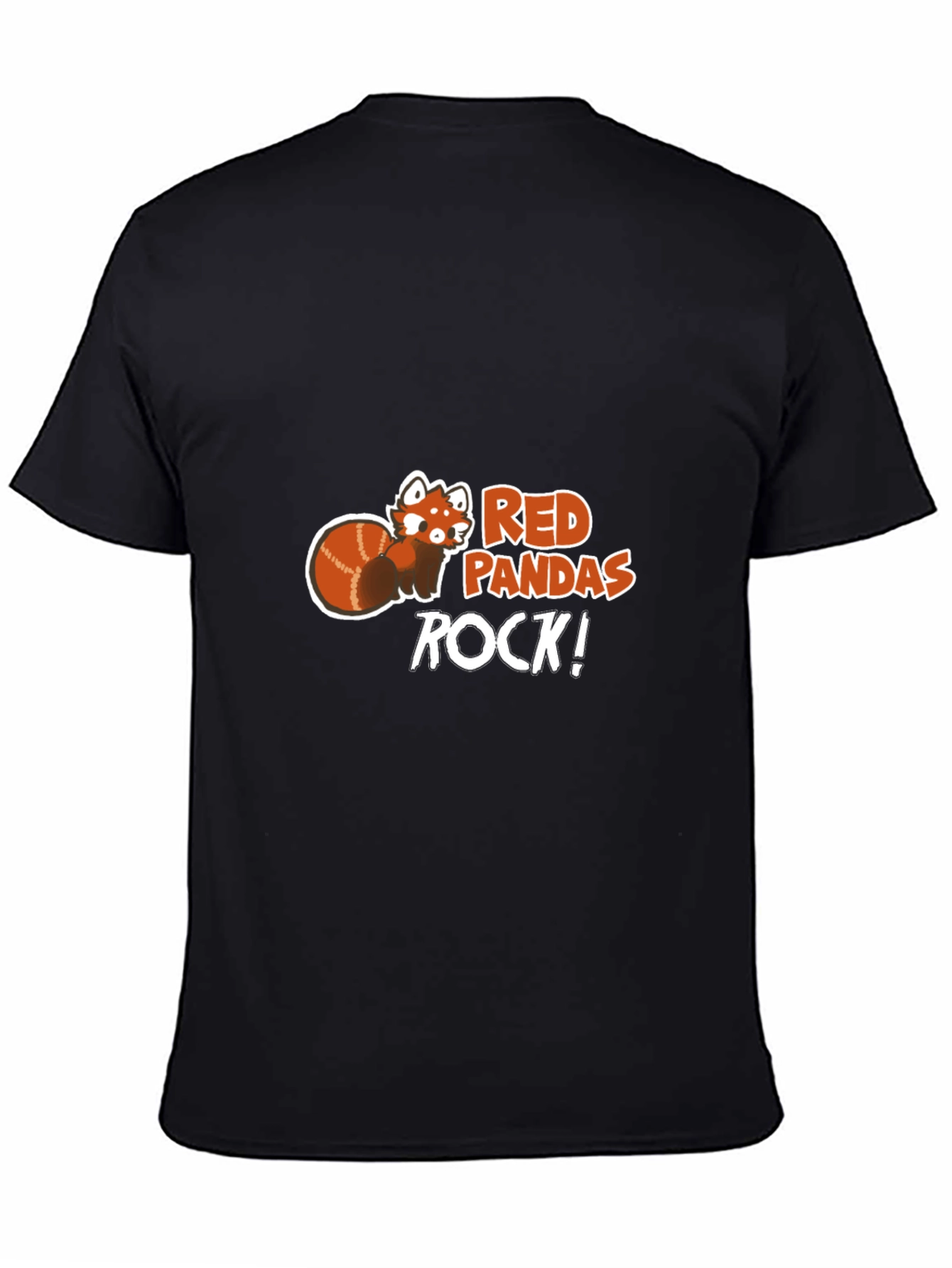 Red Pandas Rock Graphic T-Shirt