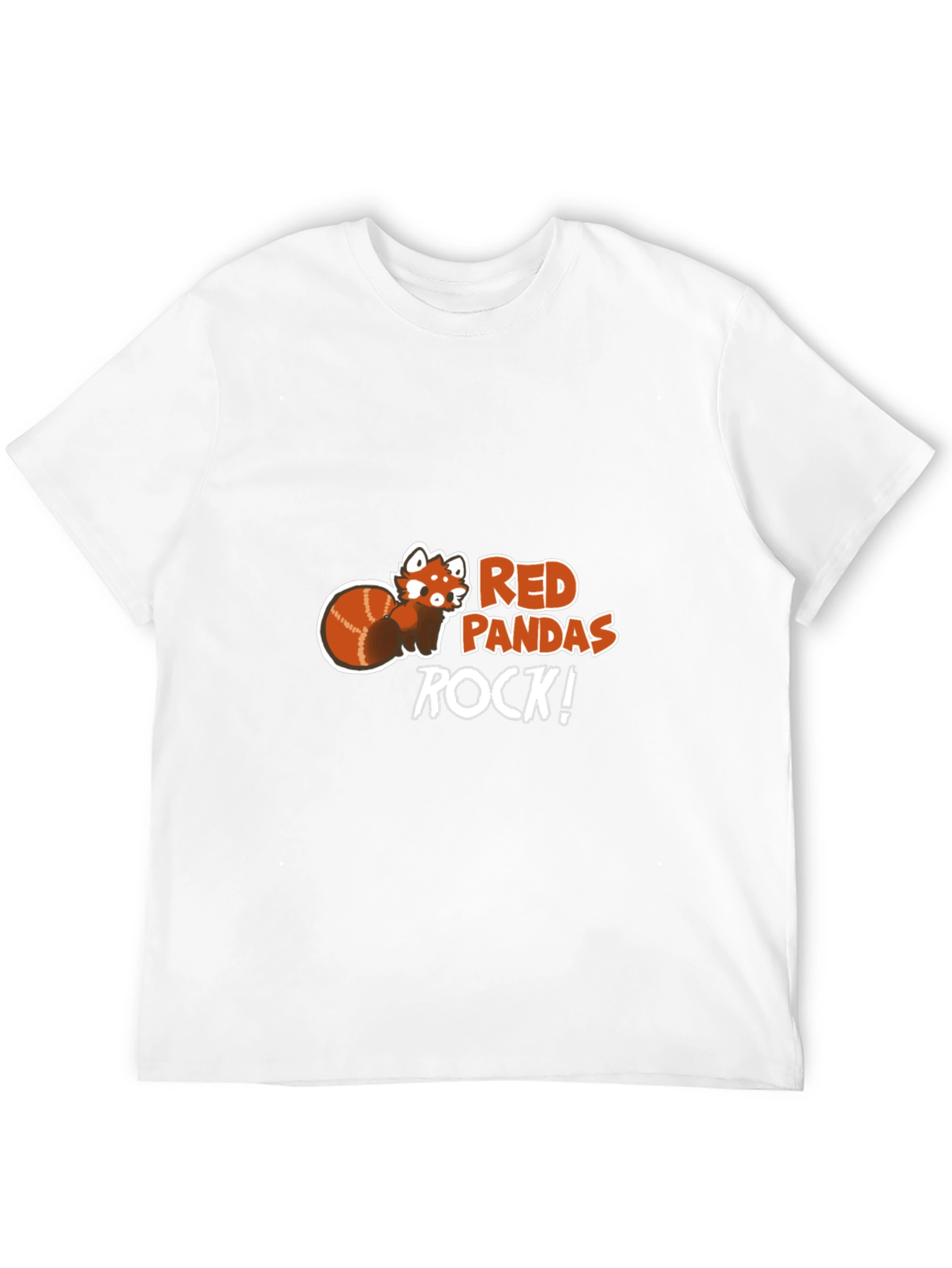 Red Pandas Rock Graphic T-Shirt
