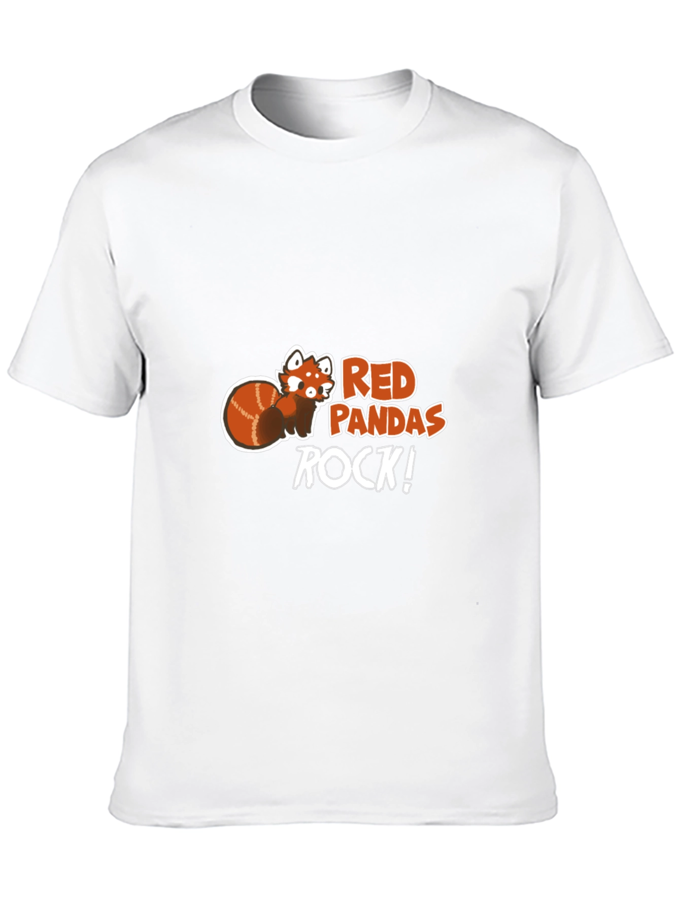 Red Pandas Rock Graphic T-Shirt