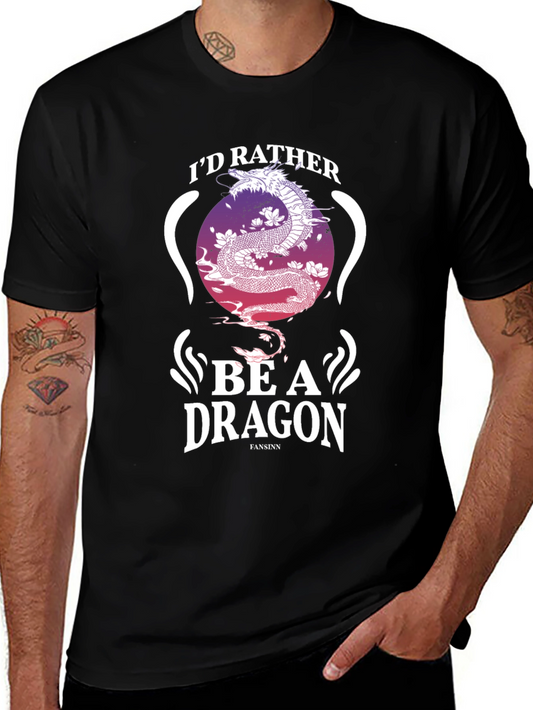Id Rather Be A Dragon Graphic Tee