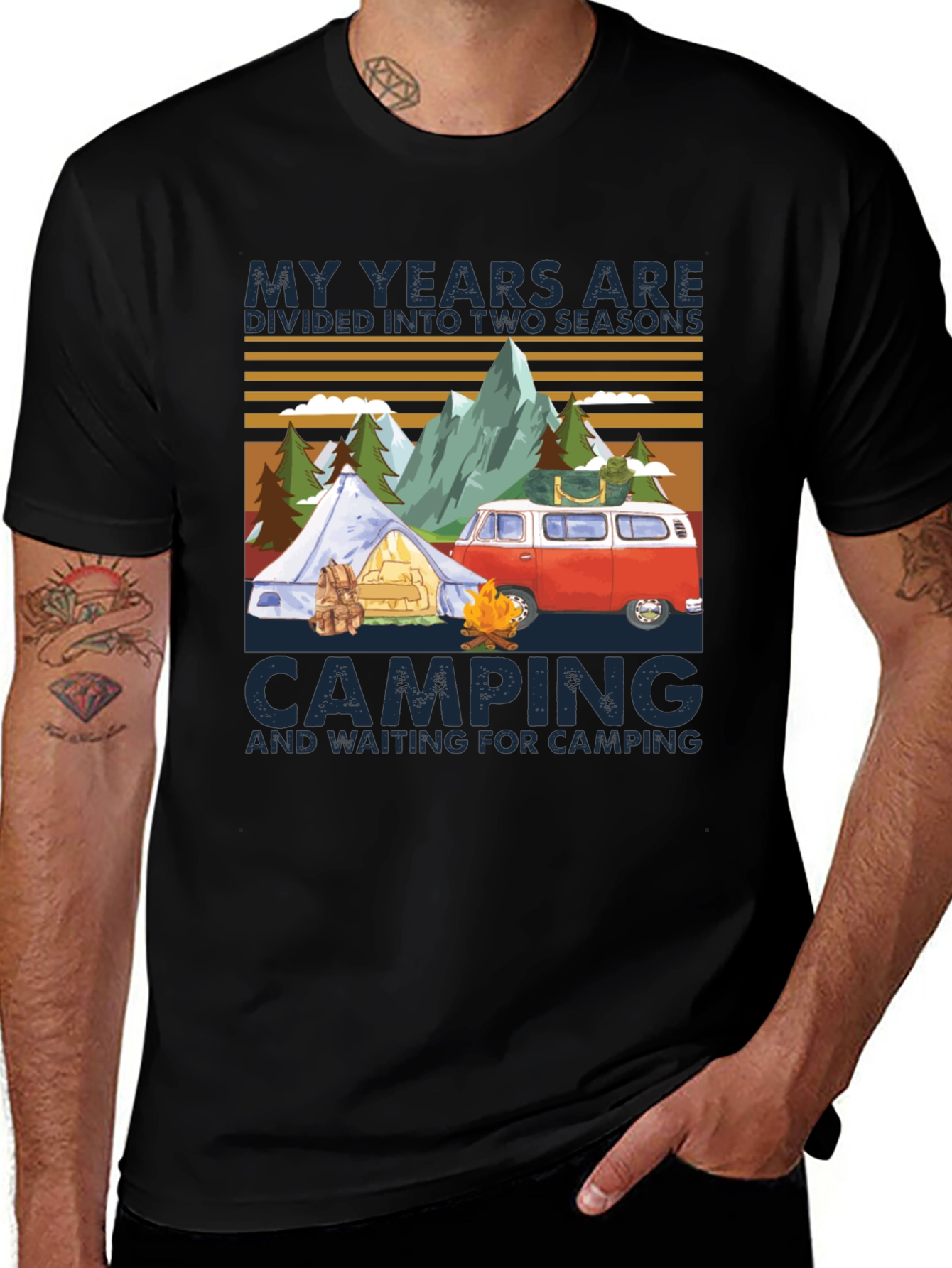 Camping Season Graphic Tee