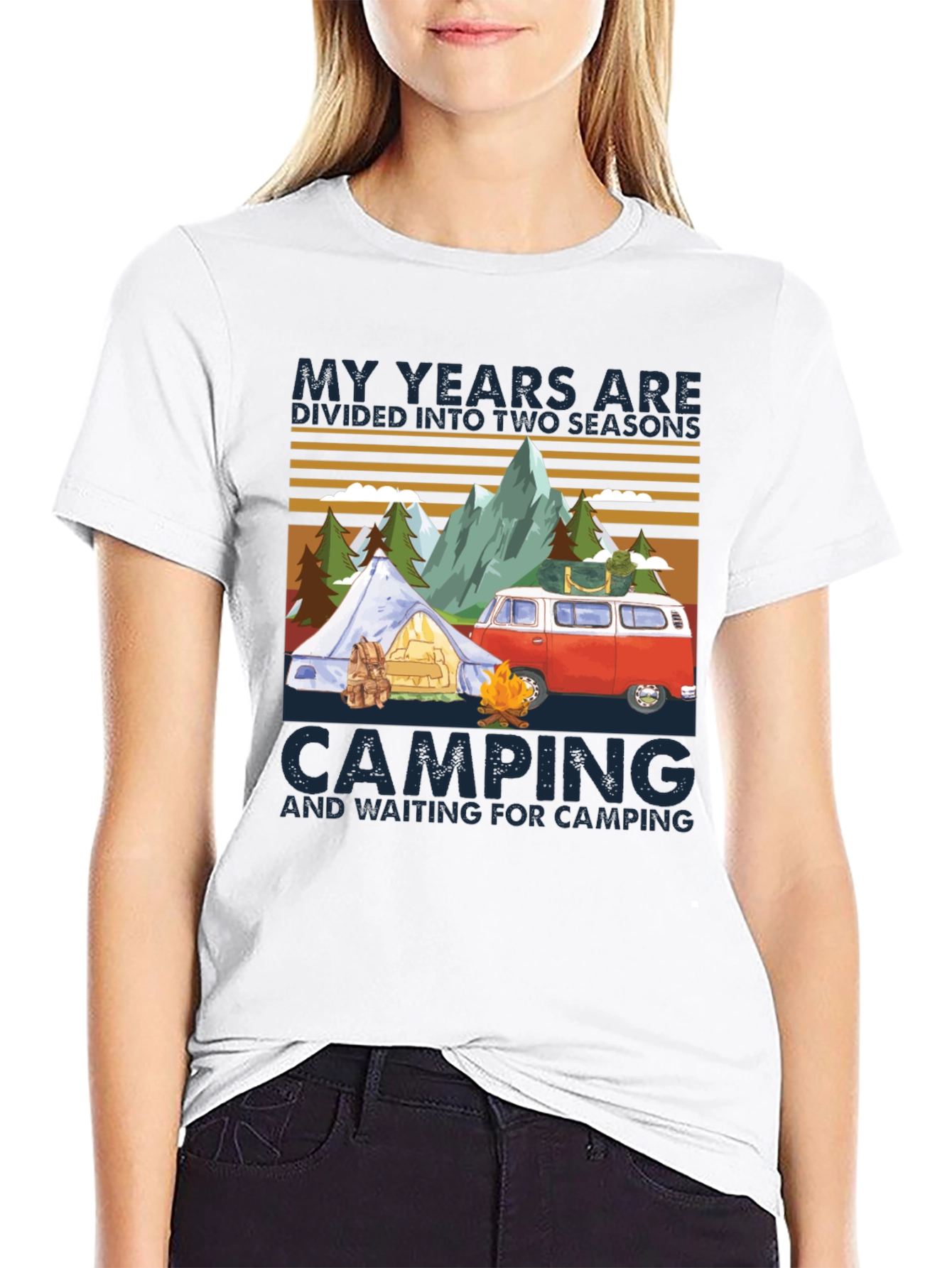Camping Season Graphic Tee