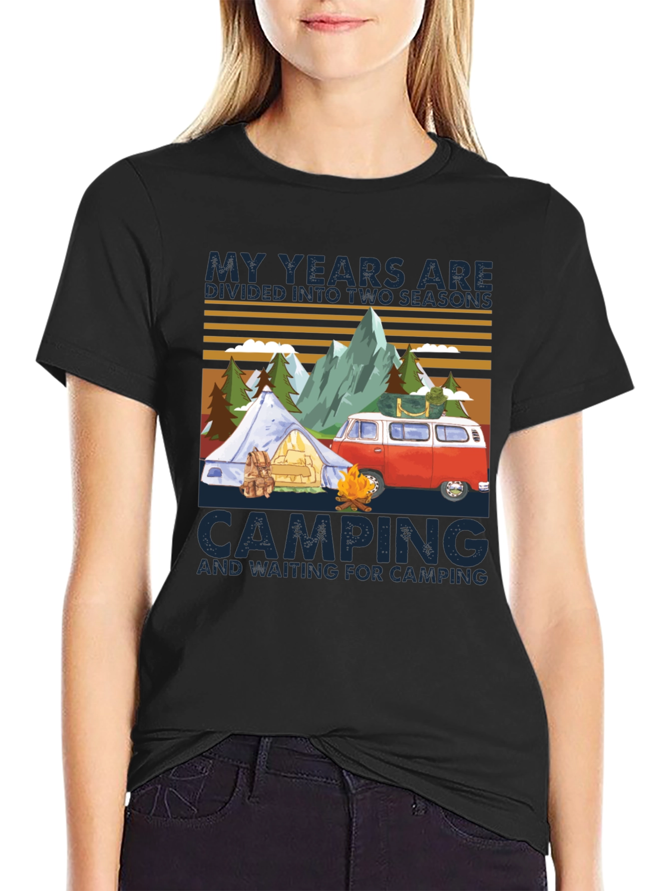 Camping Season Graphic Tee