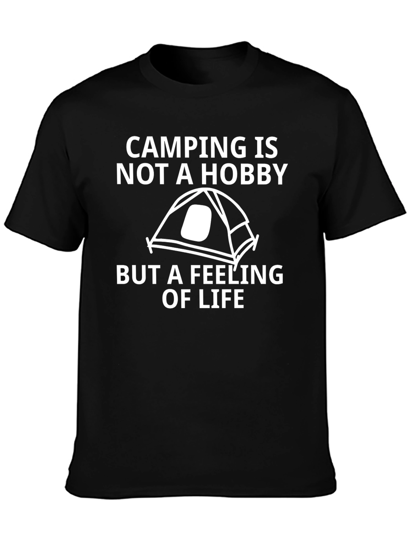 Camping Is Not A Hobby Graphic Tee
