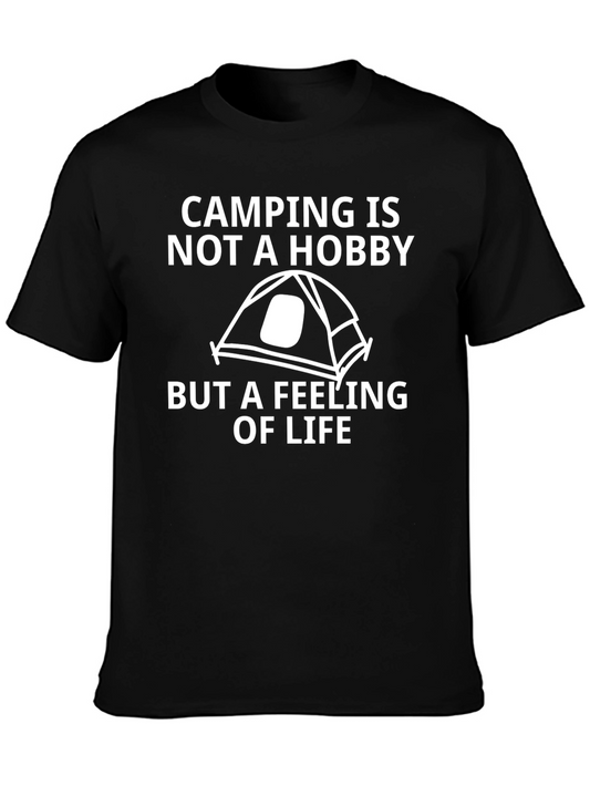 Camping Is Not A Hobby Graphic Tee