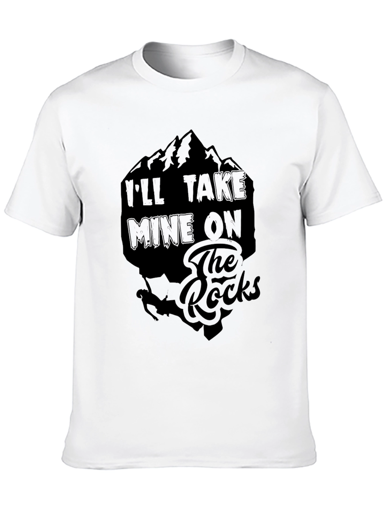 Ill Take Mine On The Rocks Graphic Tee