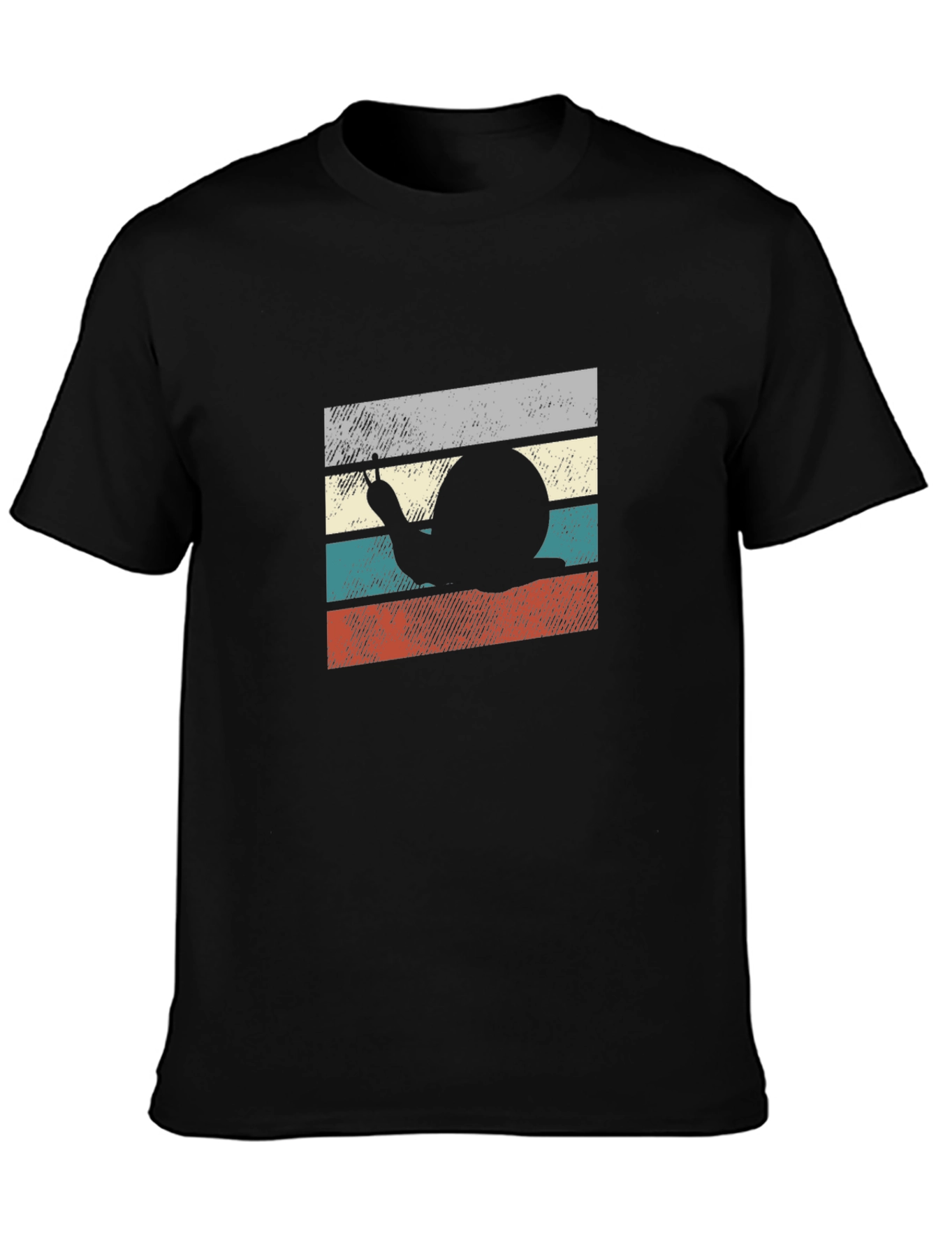 Retro Snail Graphic Tee - Unique Novelty T-Shirt