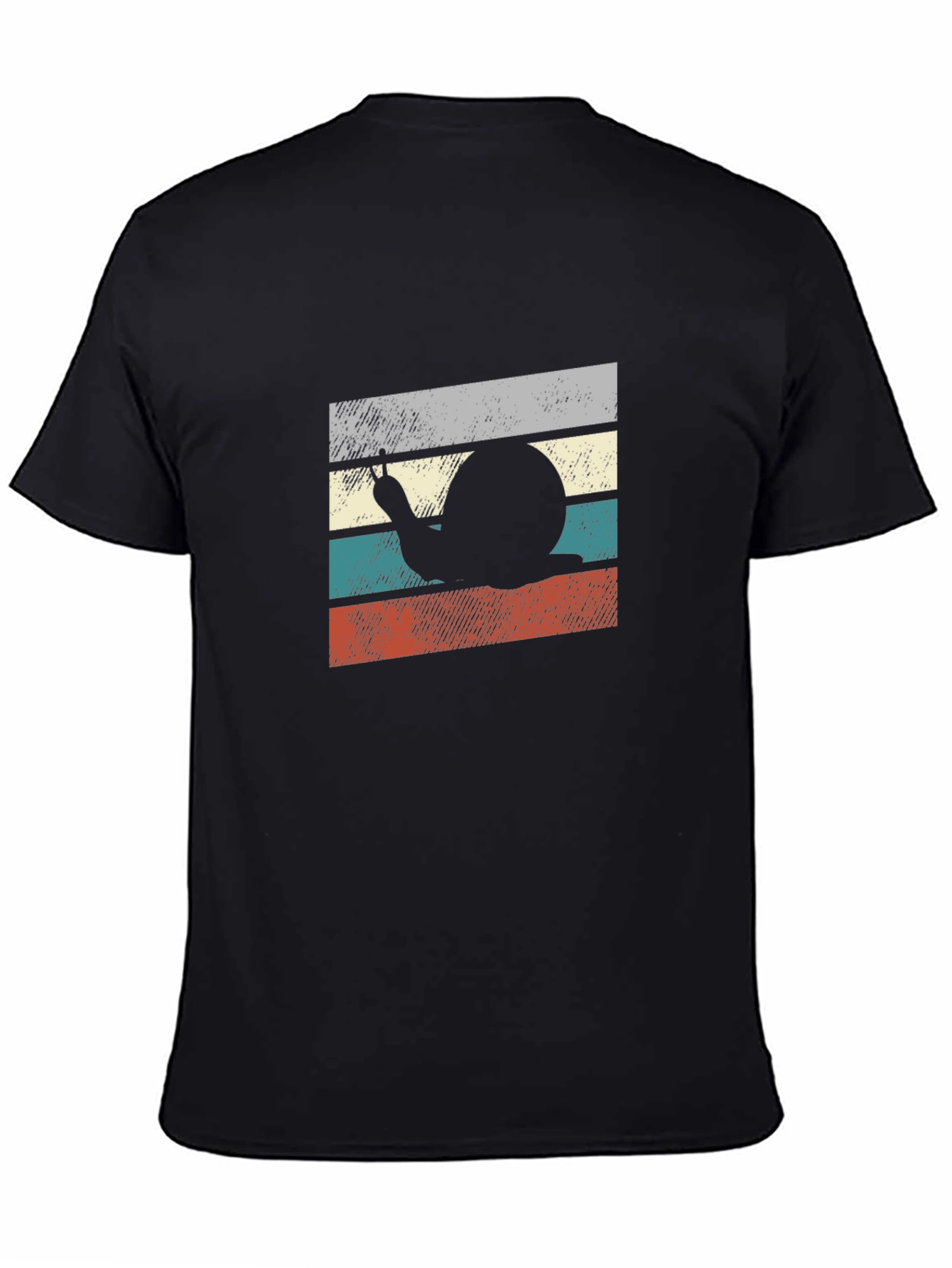 Retro Snail Graphic Tee - Unique Novelty T-Shirt