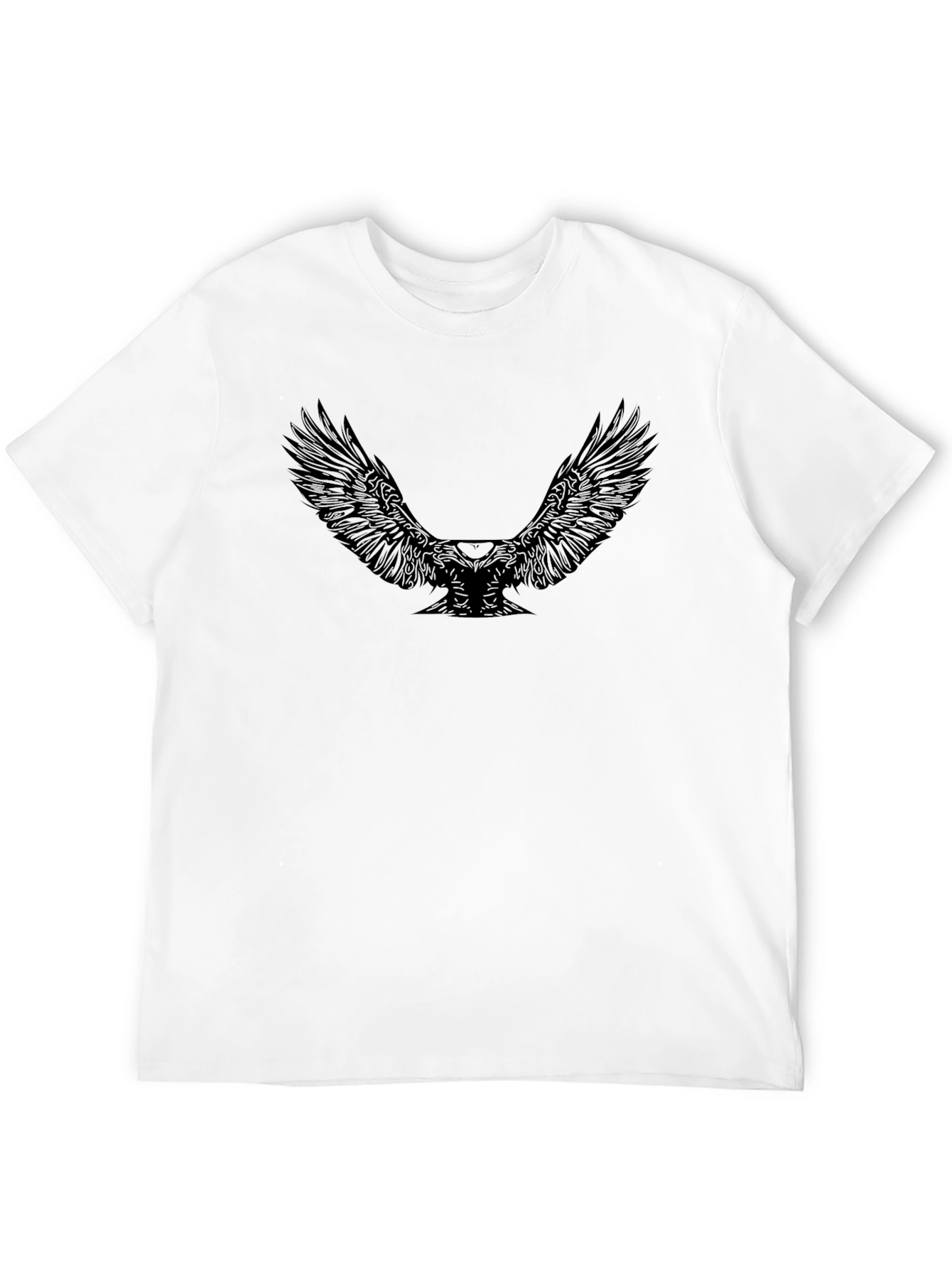Black Eagle Graphic Tee - Stylish Menswear