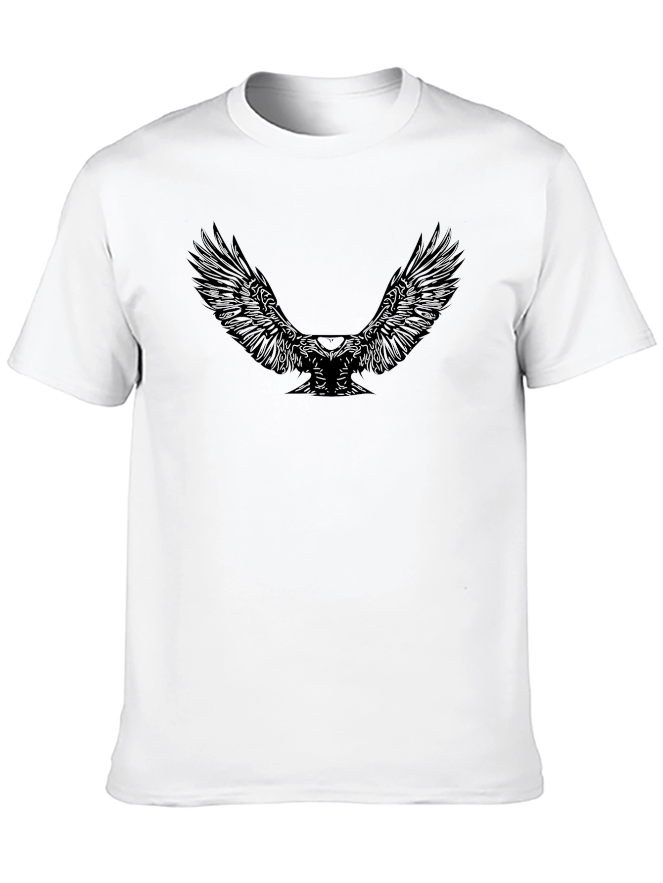 Black Eagle Graphic Tee - Stylish Menswear