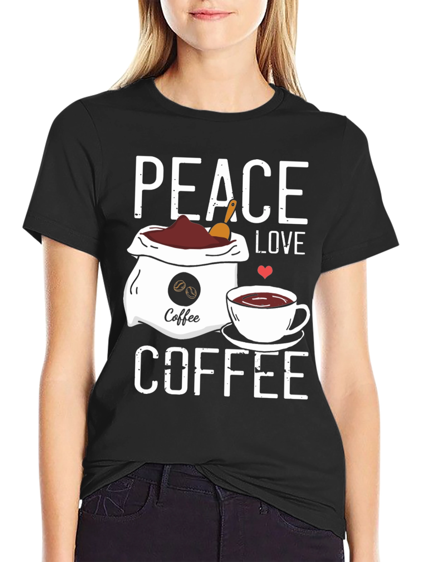Peace Love Coffee T-Shirt