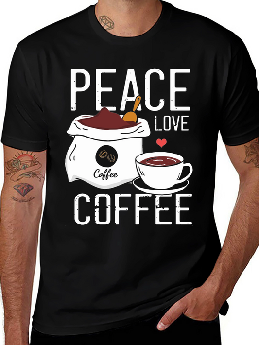 Peace Love Coffee T-Shirt