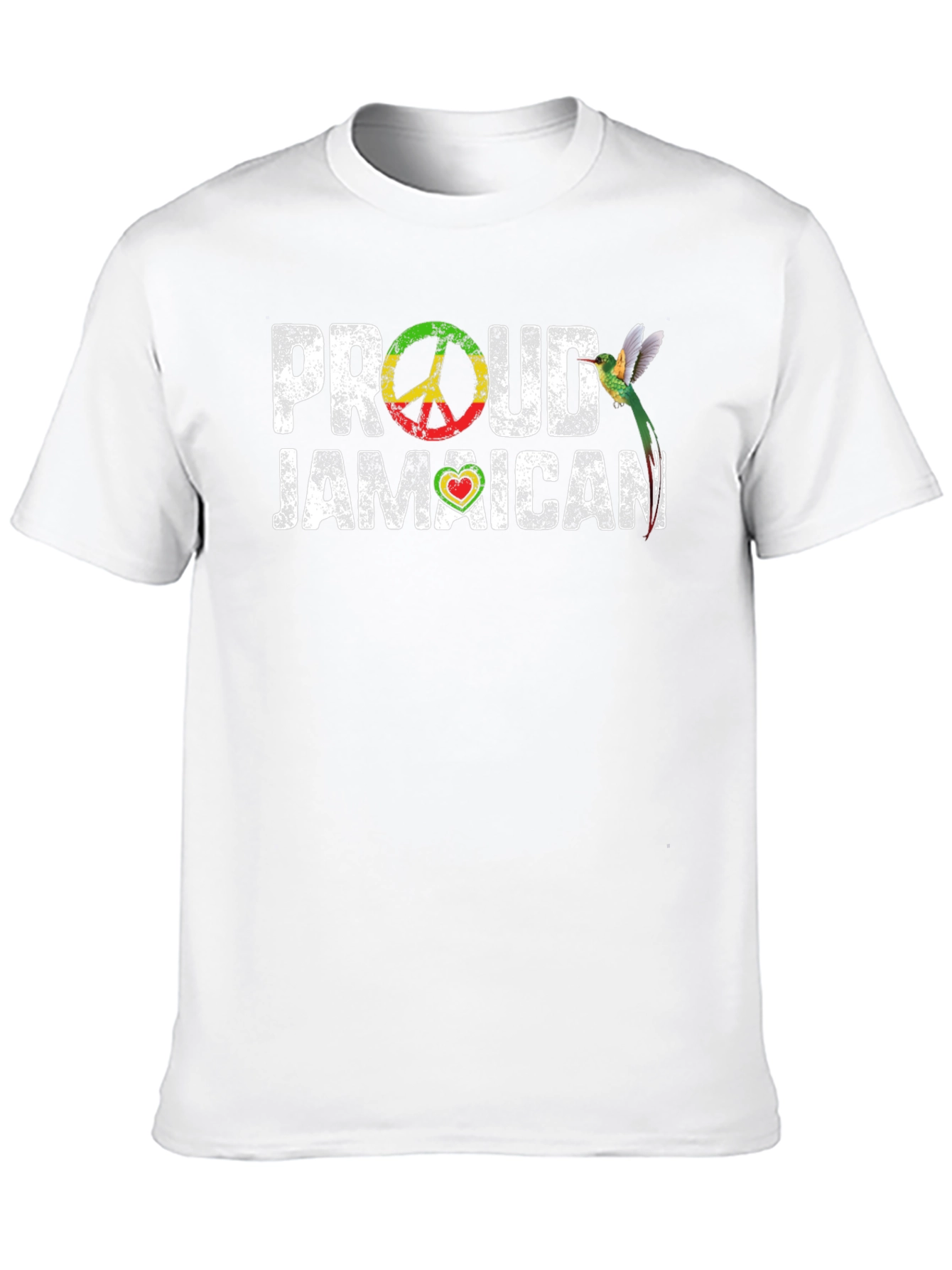 Proud Jamaican T-Shirt - Peace & Love