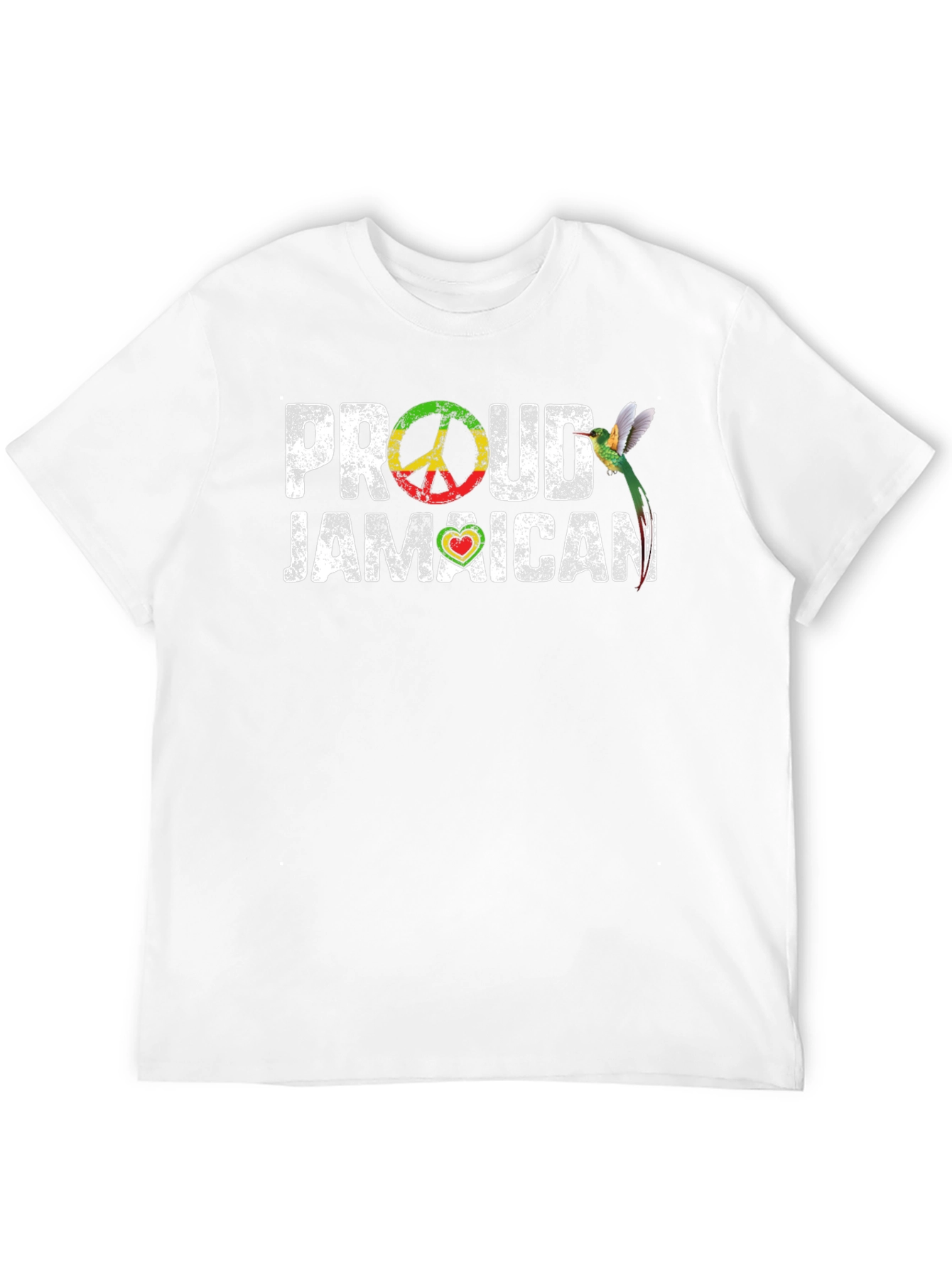Proud Jamaican T-Shirt - Peace & Love