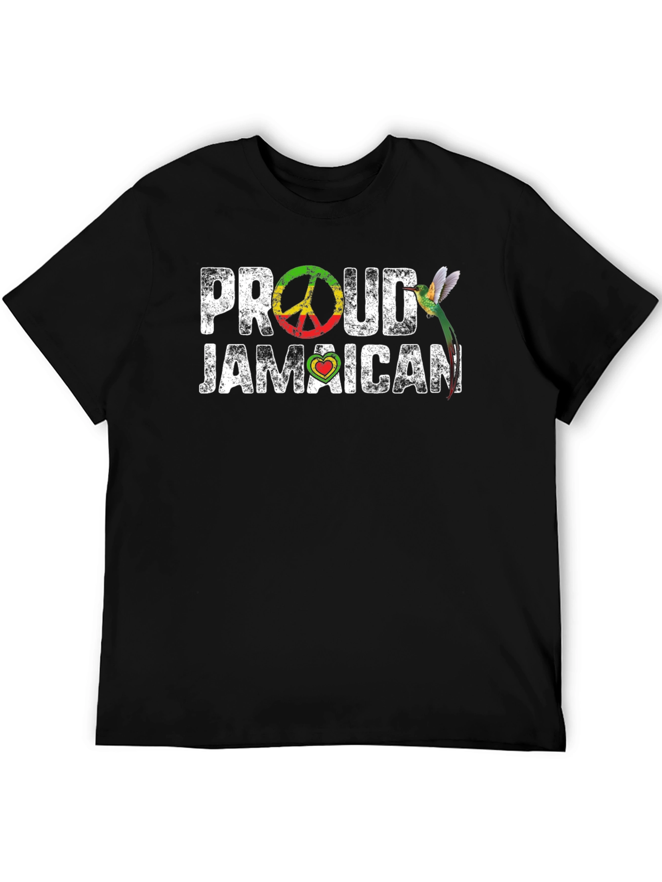 Proud Jamaican T-Shirt - Peace & Love