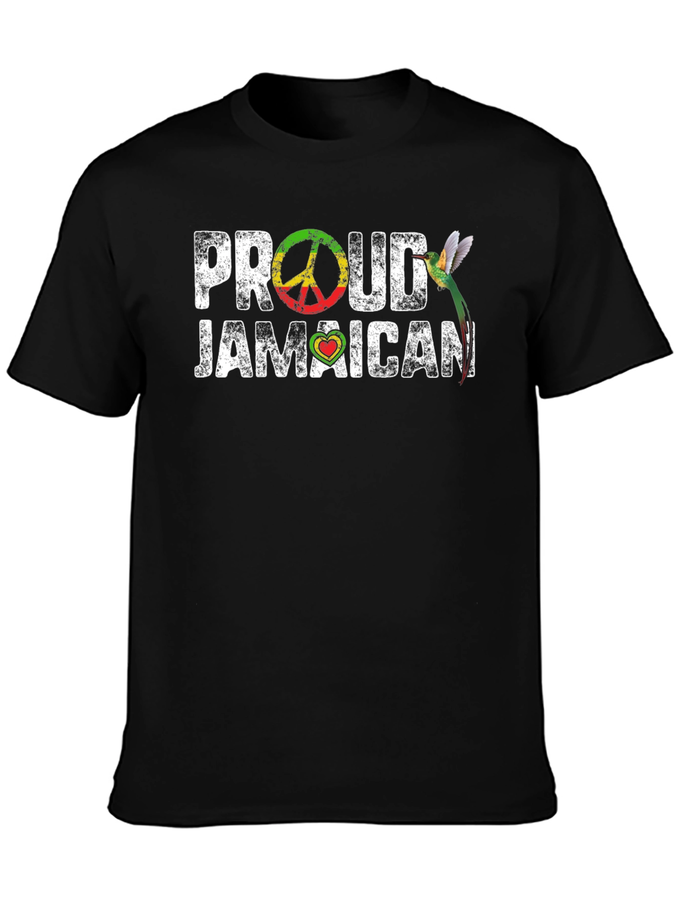 Proud Jamaican T-Shirt - Peace & Love