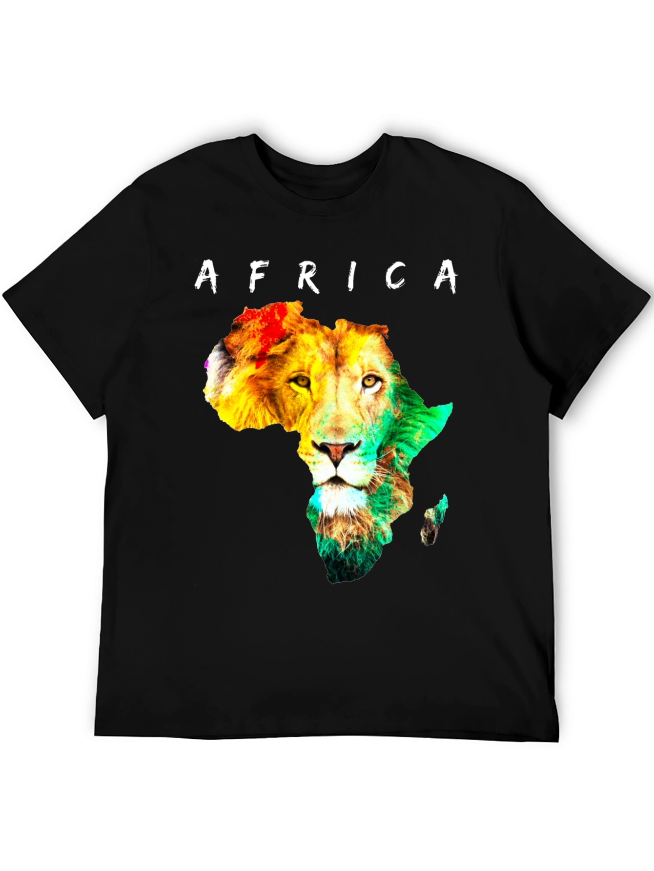 Africa Lion Head Graphic Tee