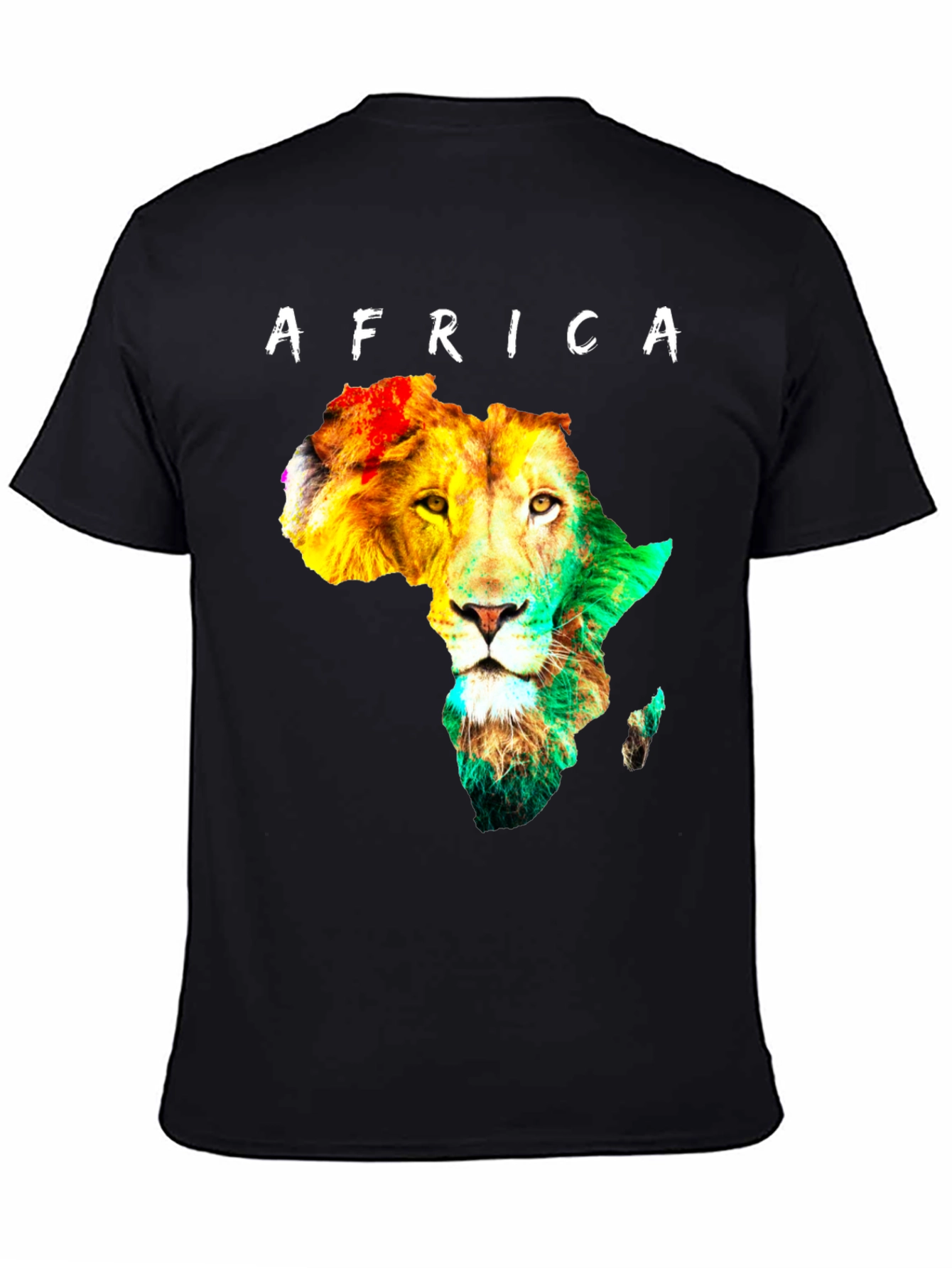 Africa Lion Head Graphic Tee
