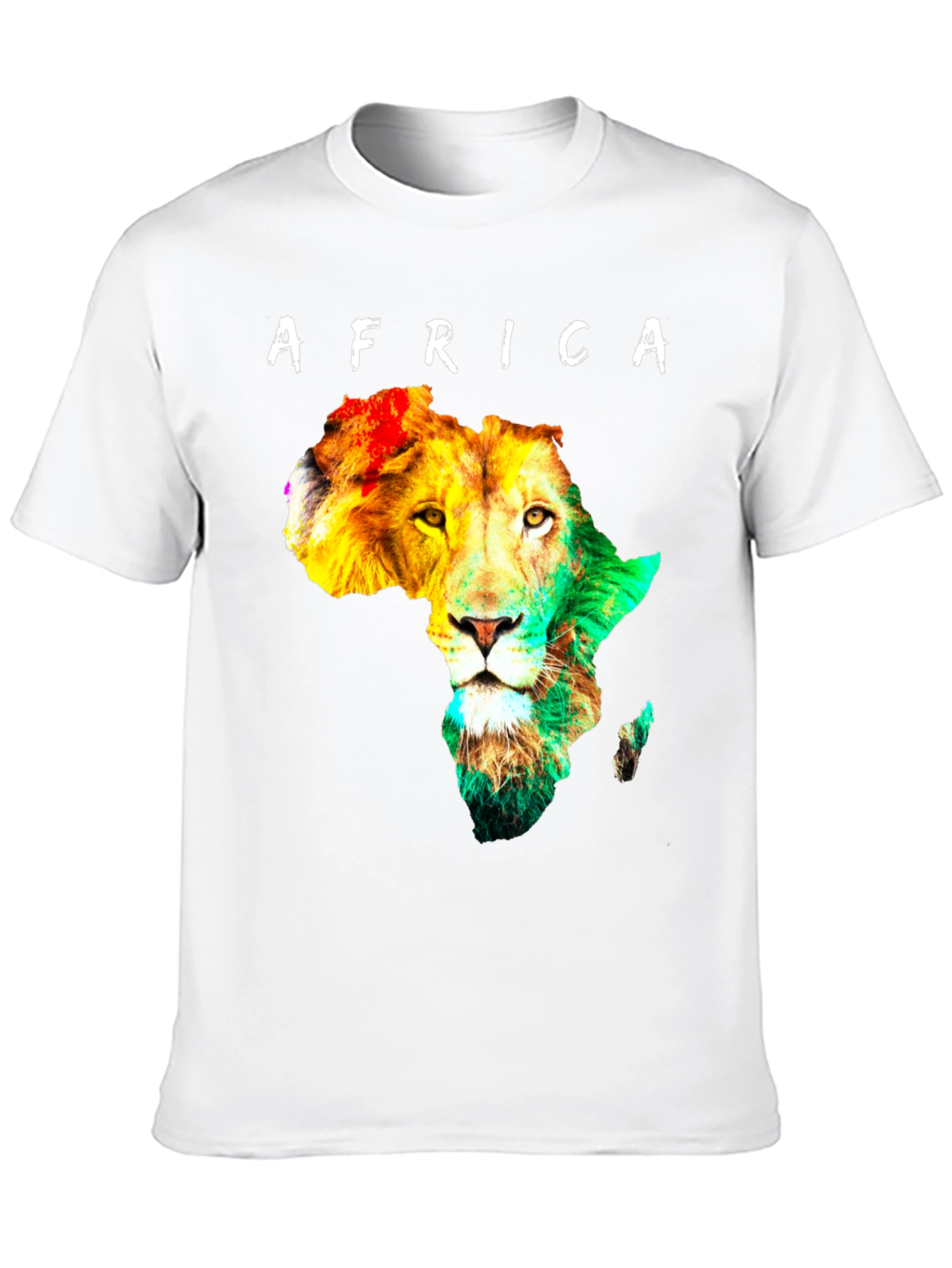 Africa Lion Head Graphic Tee