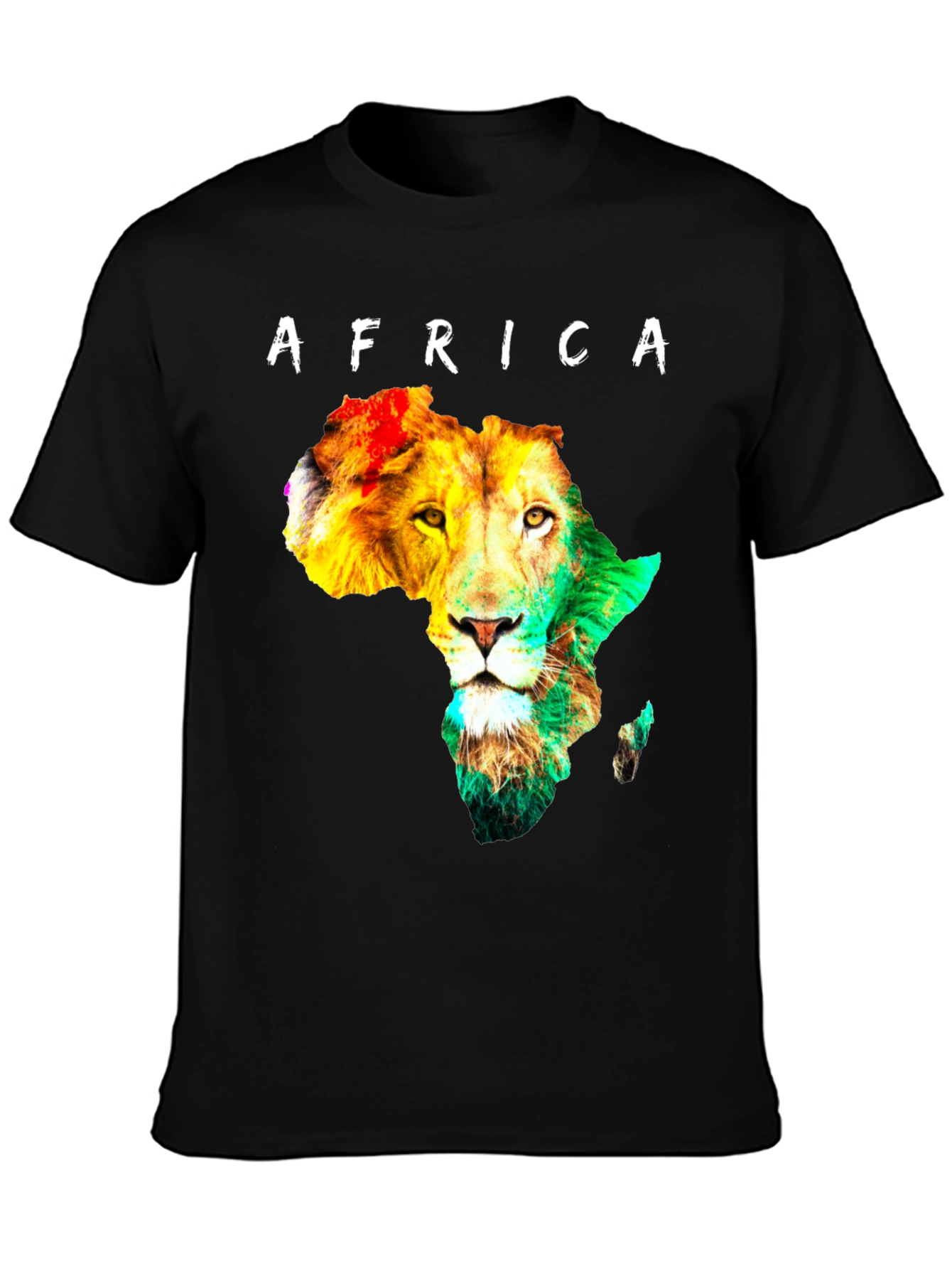 Africa Lion Head Graphic Tee