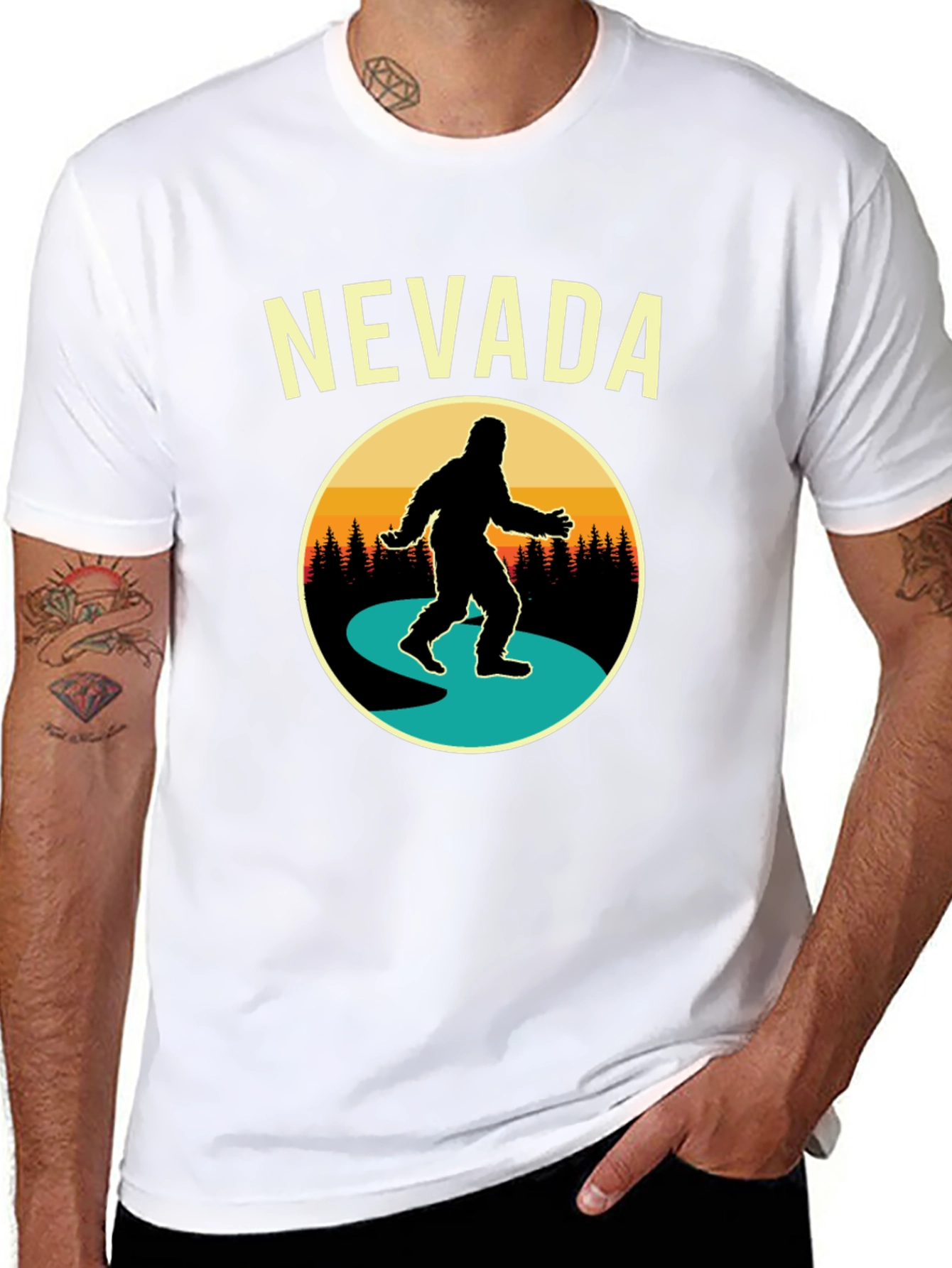 Nevada Bigfoot Graphic T-Shirt