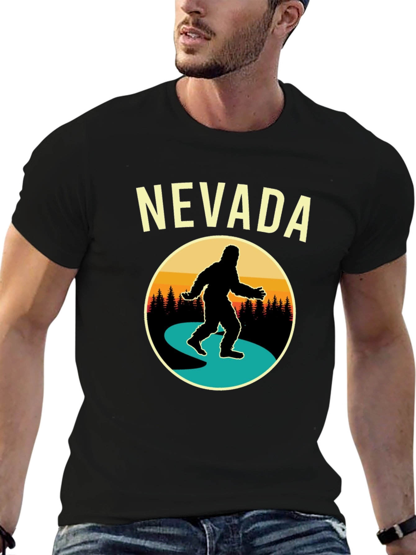 Nevada Bigfoot Graphic T-Shirt