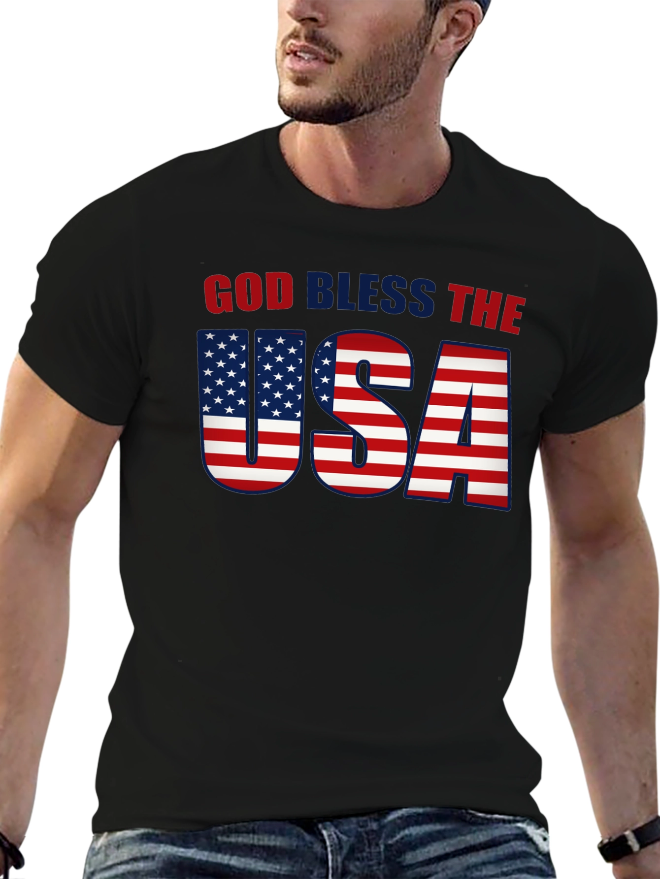 God Bless The USA Patriotic T-Shirt