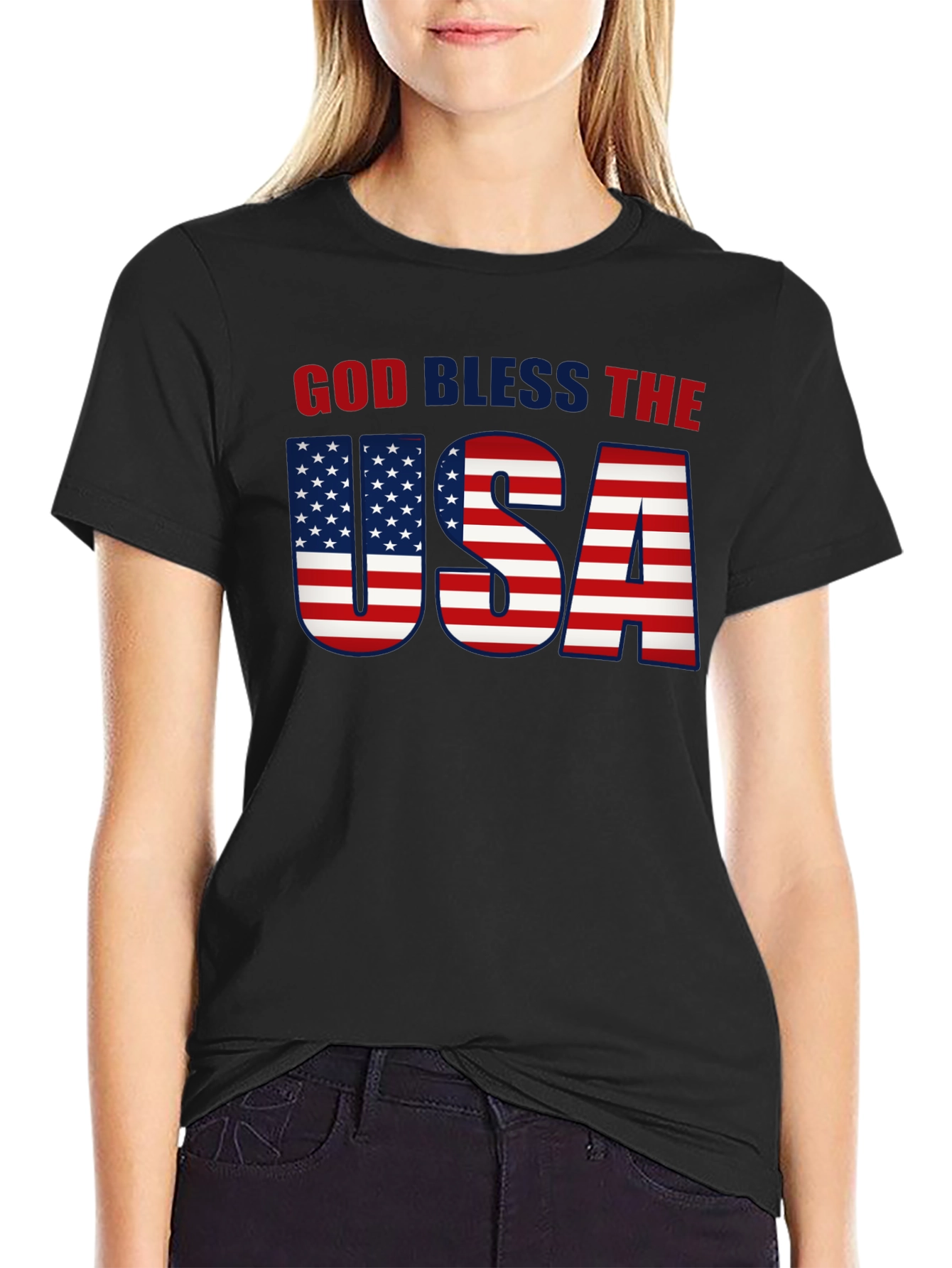 God Bless The USA Patriotic T-Shirt