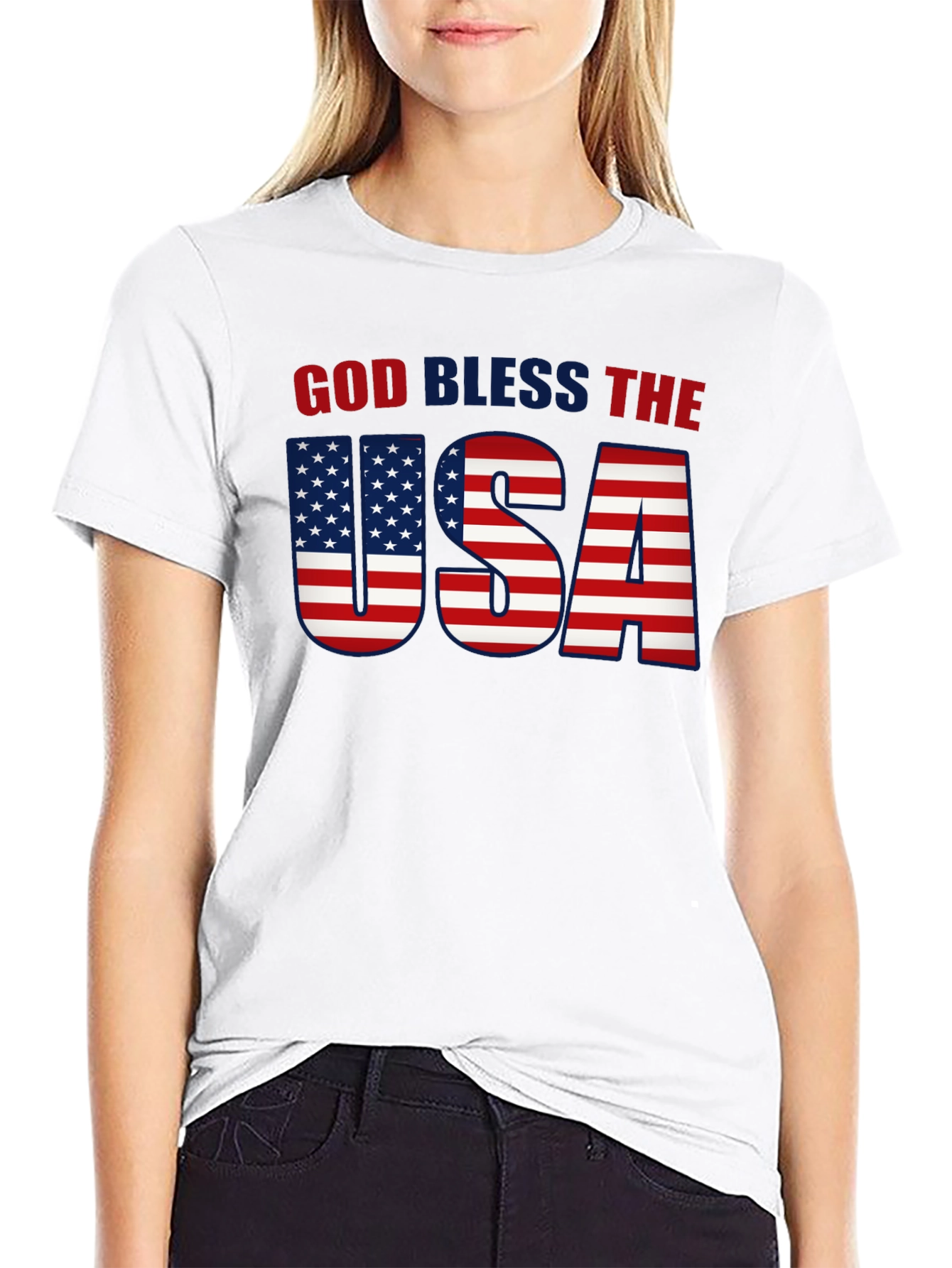 God Bless The USA Patriotic T-Shirt