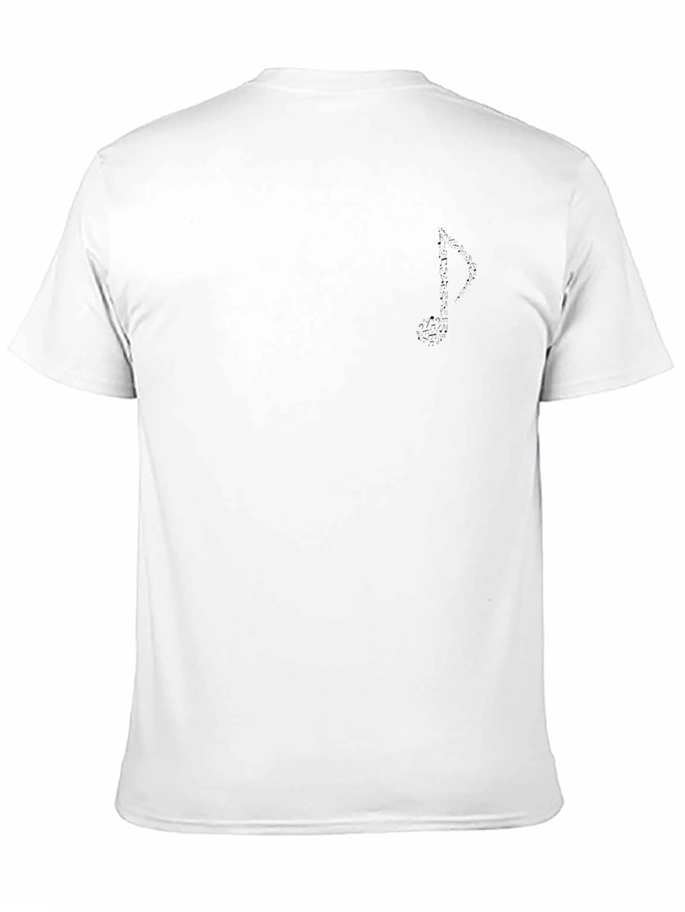 Black Crew Neck Graphic Tee