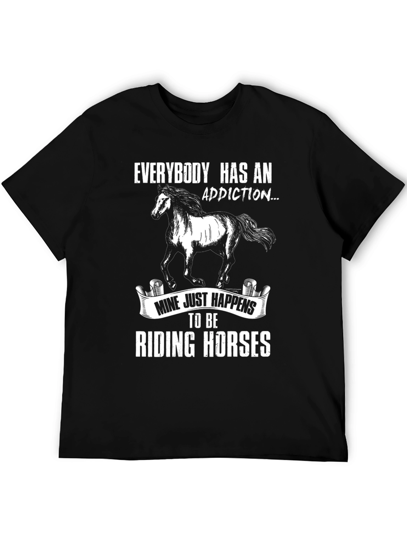 Riding Horses Addiction T-Shirt