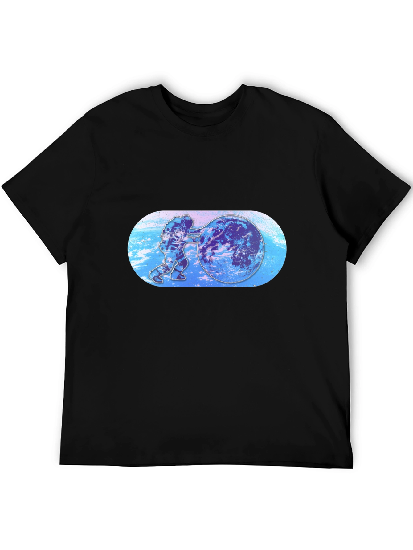 Astronaut Pushing Earth T-Shirt