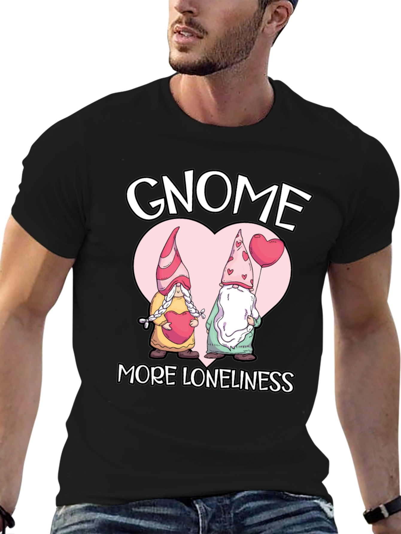 Gnome More Loneliness Valentines T-Shirt