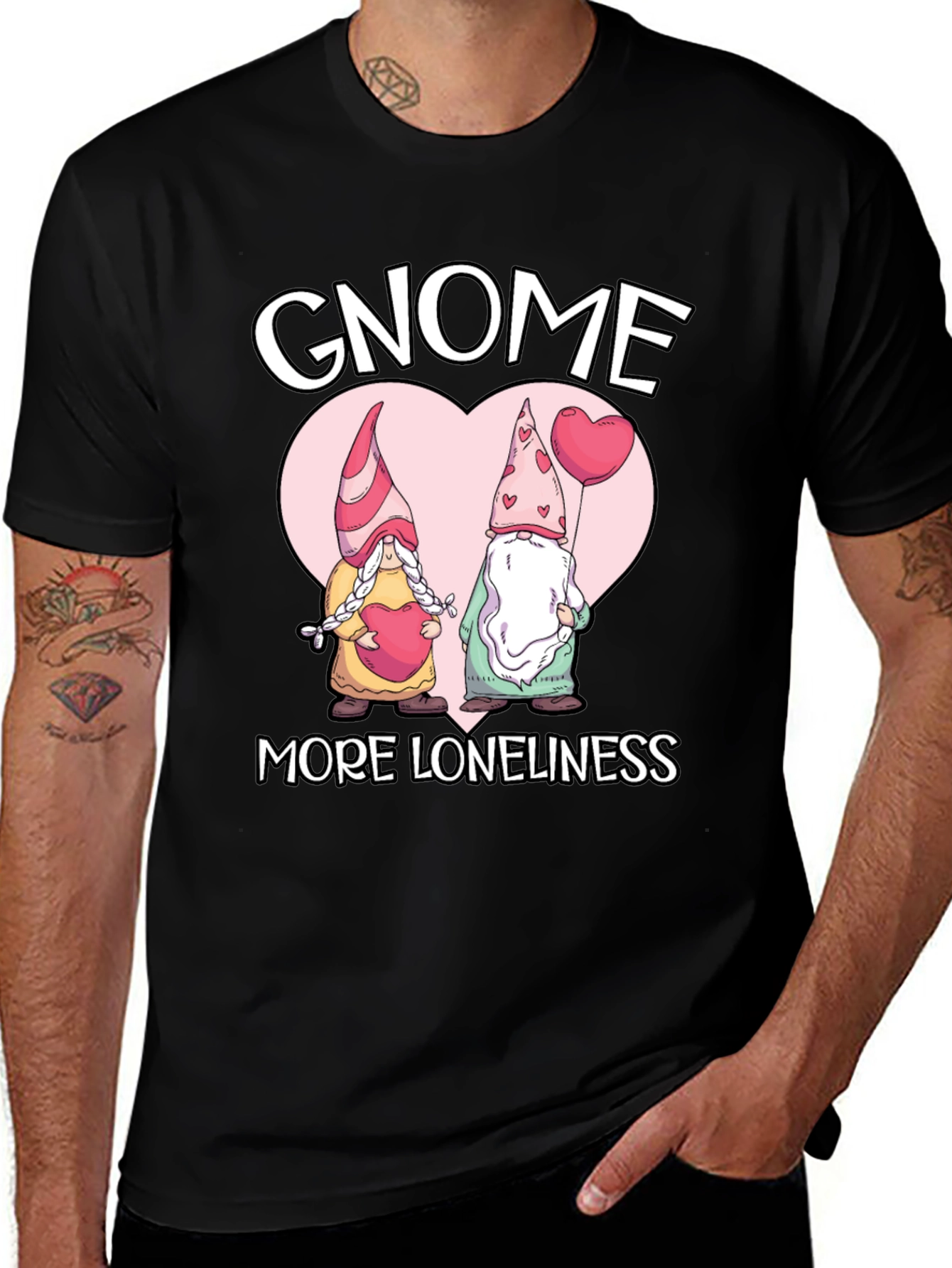 Gnome More Loneliness Valentines T-Shirt