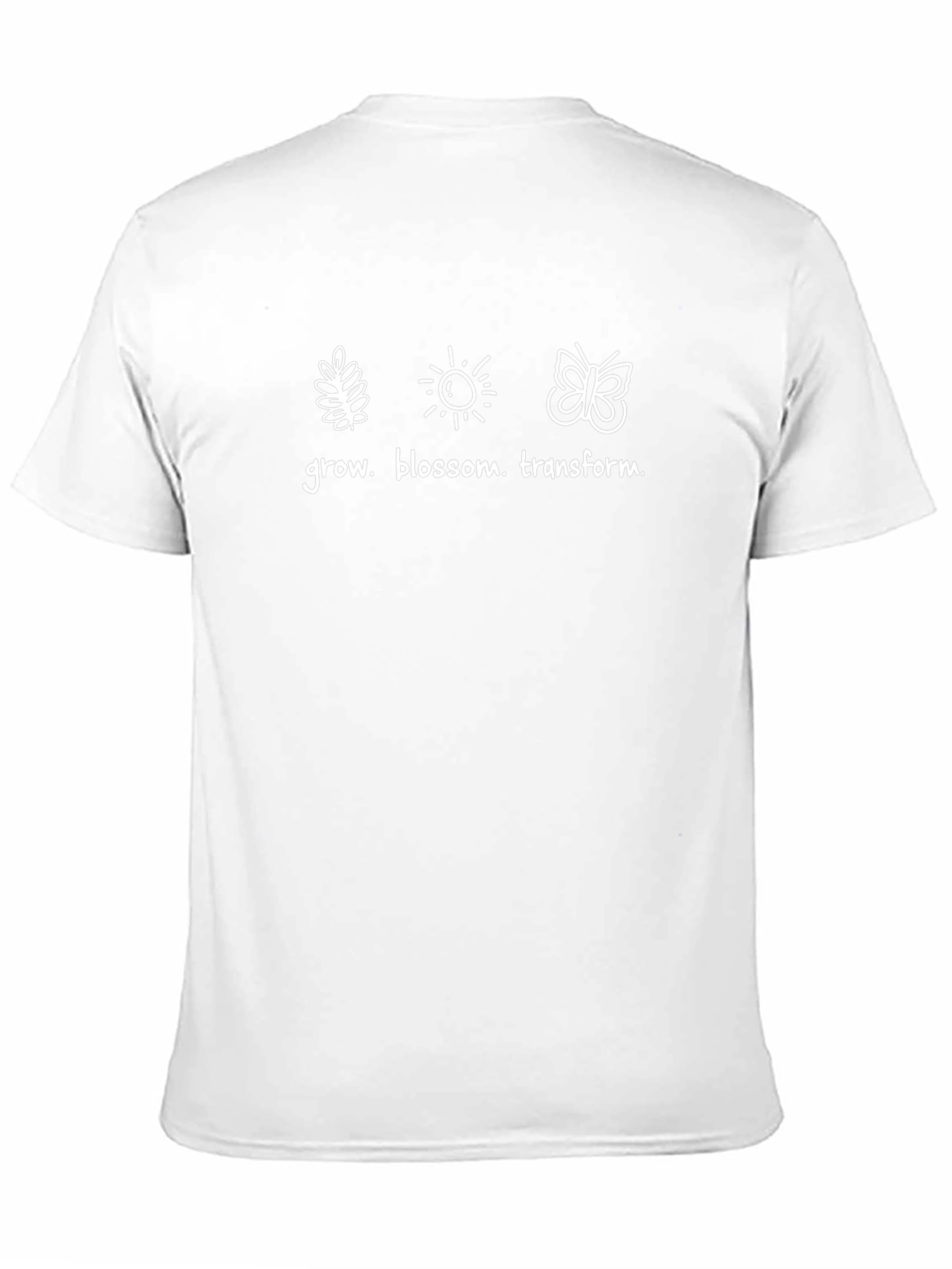 Grow Blossom Transform Graphic Tee - Black