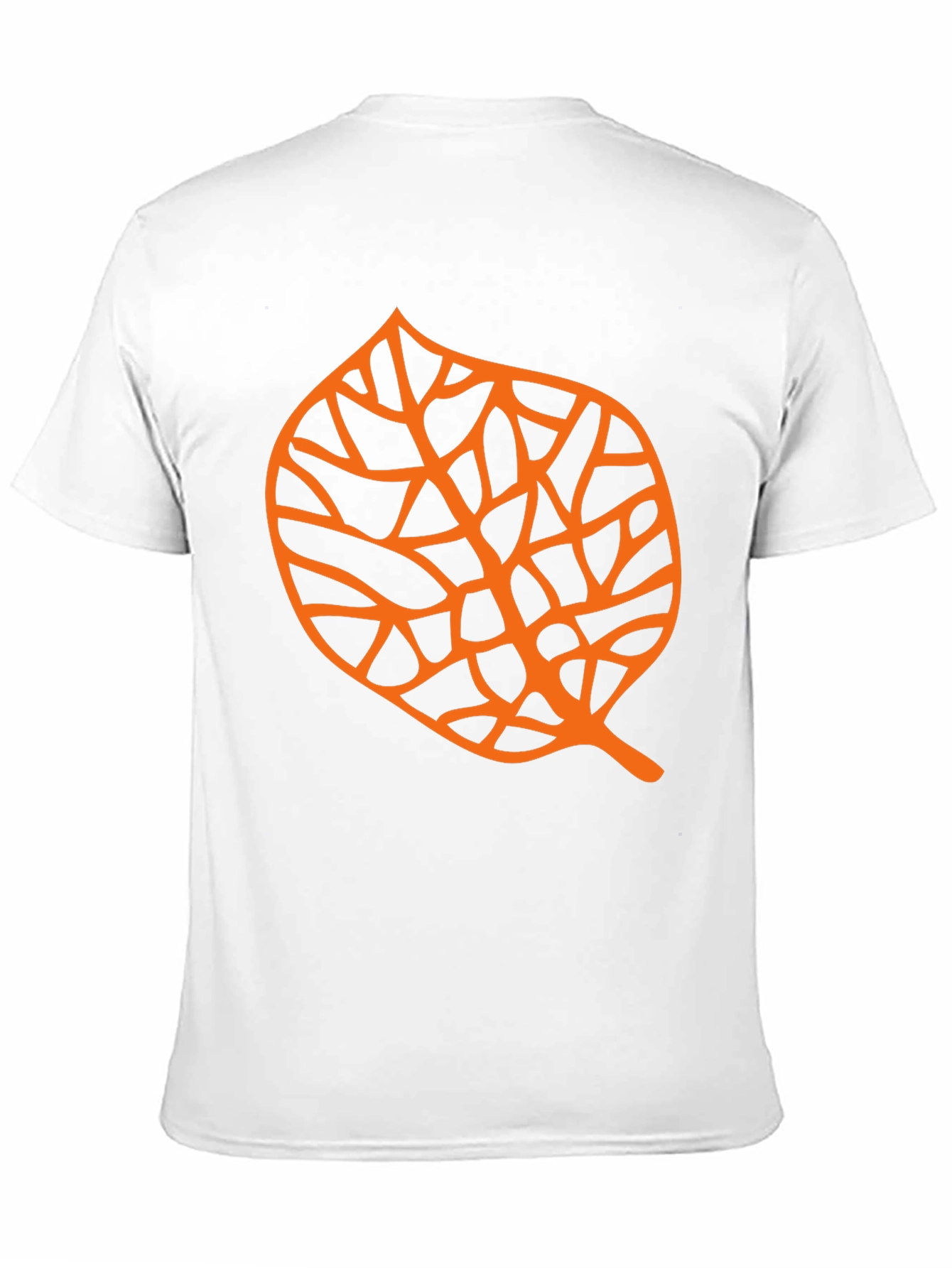 Leaf Graphic Black T-Shirt - Nature Inspired Design
