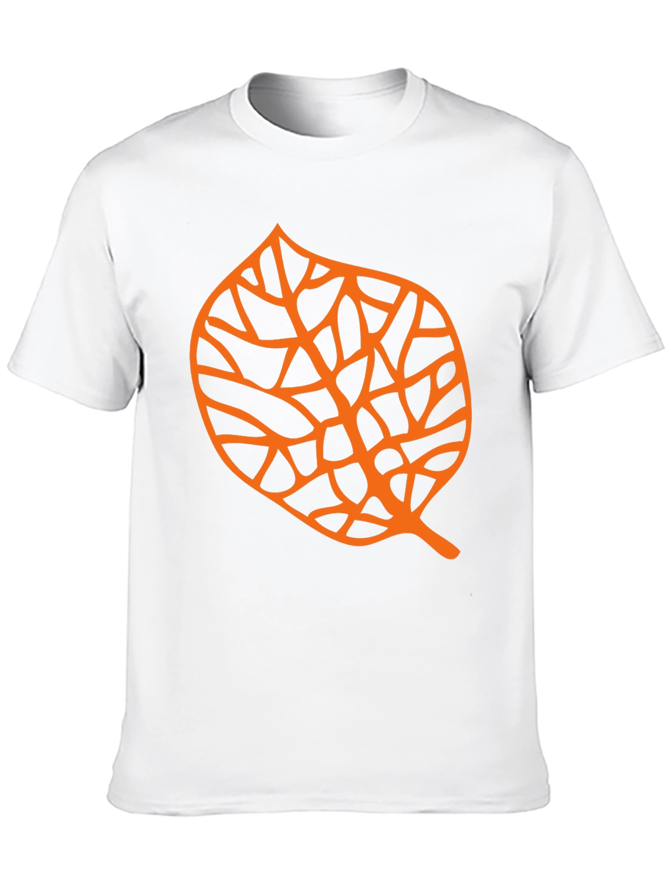 Leaf Graphic Black T-Shirt - Nature Inspired Design
