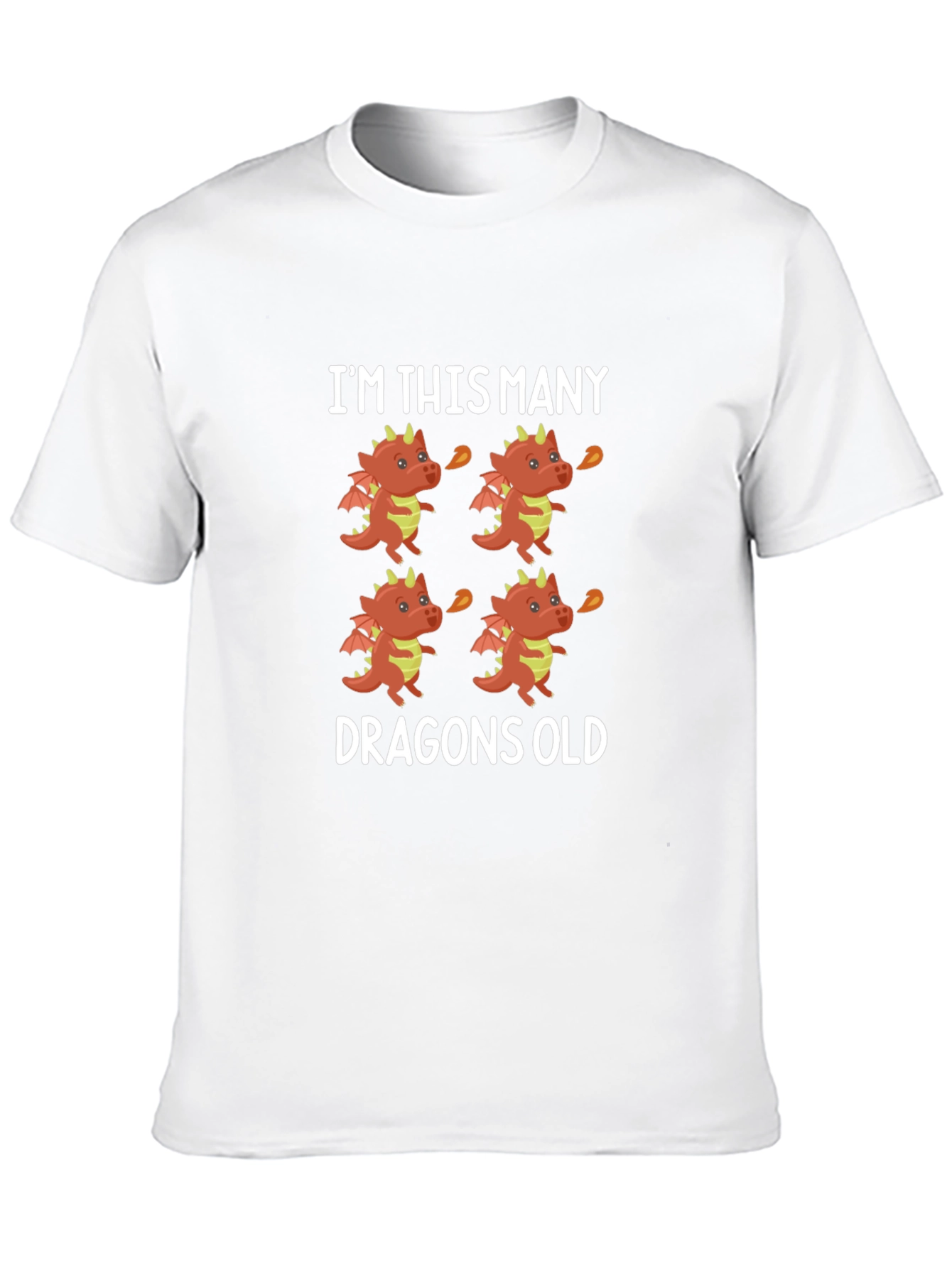 Im This Many Dragons Old T-Shirt