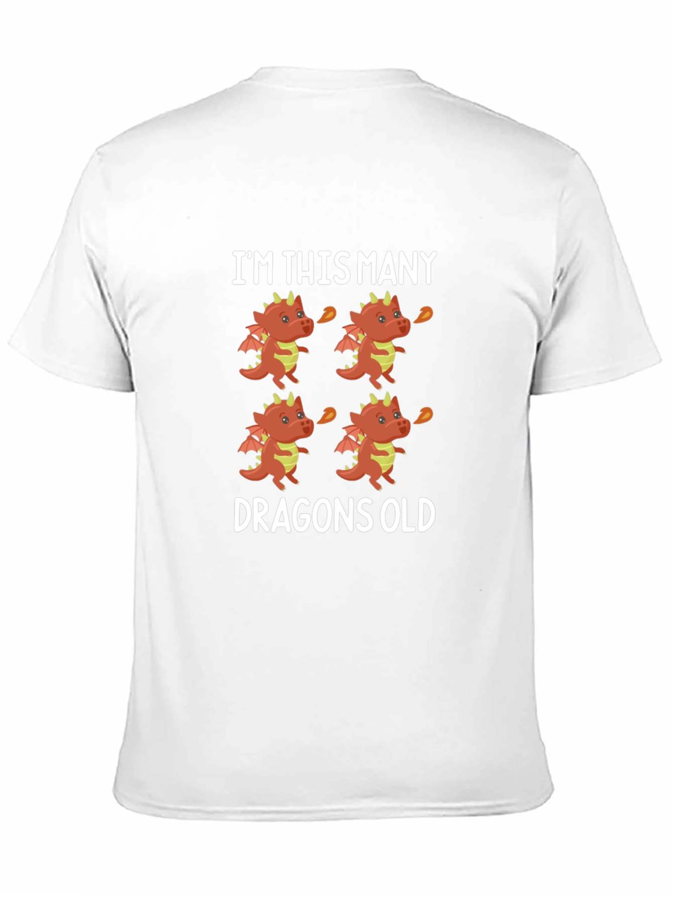 Im This Many Dragons Old T-Shirt