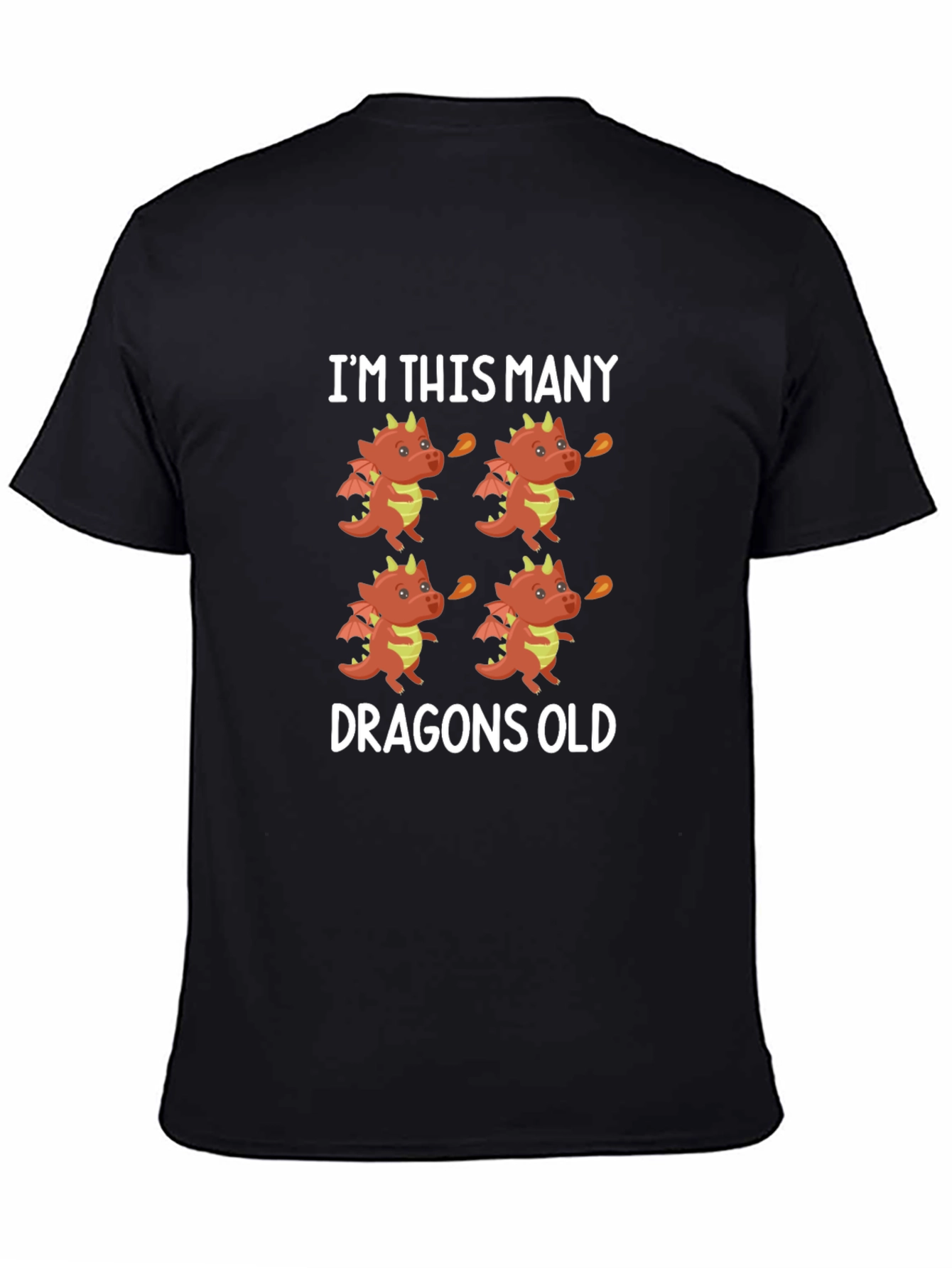 Im This Many Dragons Old T-Shirt