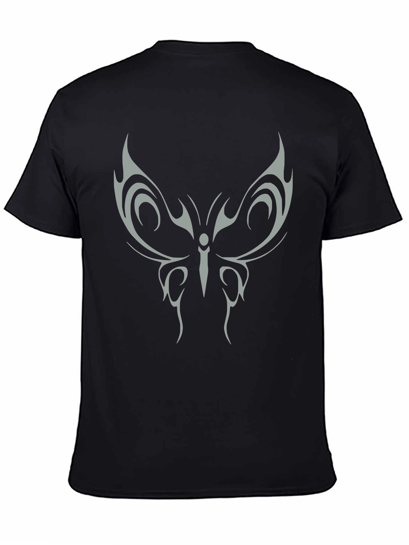 Butterfly Graphic Print Mens T-Shirt