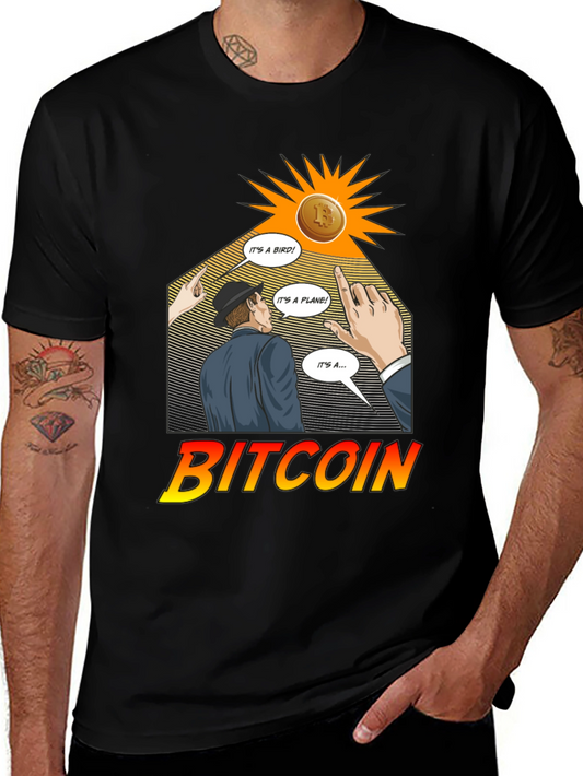 Bitcoin Superman T-Shirt Crypto Tee